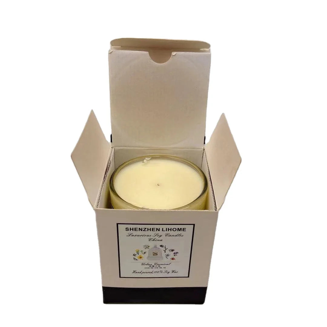 Luxury Customized logo Candle Packaging Box Jar Glass Candle Luxury Customized logo Candle Packaging Box Jar Glass Candle