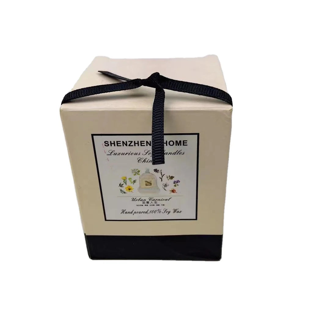 Luxury Customized logo Candle Packaging Box Jar Glass Candle Luxury Customized logo Candle Packaging Box Jar Glass Candle