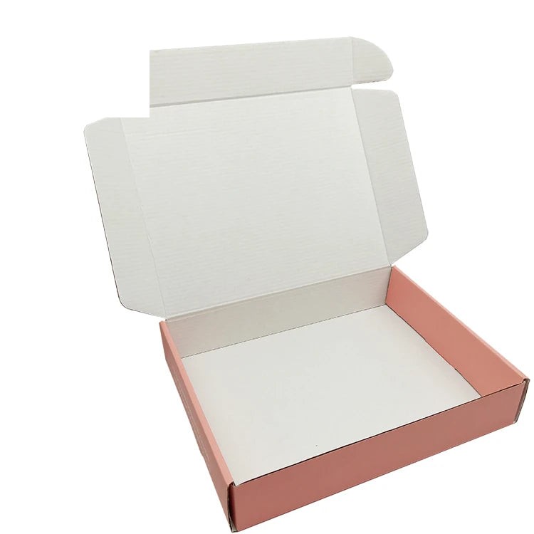 Luxury Sliver Foil logo Skin Care Corrugated Shipping pink Luxury Sliver Foil logo Skin Care Corrugated Shipping pink