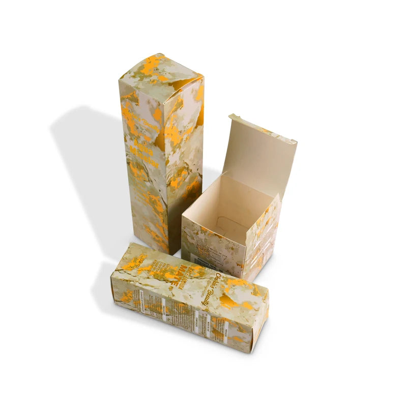 Luxury Tuck End Gift Box Art Paper Custom Gold Foil Logo Luxury Tuck End Gift Box Art Paper Custom Gold Foil Logo