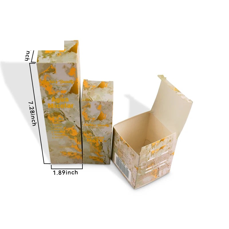 Luxury Tuck End Gift Box Art Paper Custom Gold Foil Logo Luxury Tuck End Gift Box Art Paper Custom Gold Foil Logo