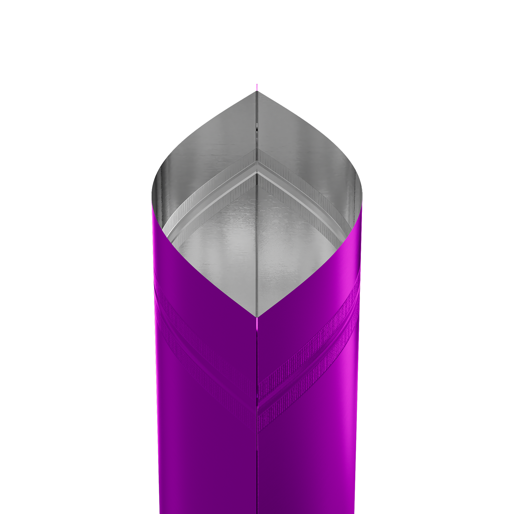 Matte Amythest Purple Mylar Stand Strong Bags with Rounded Matte Amythest Purple Mylar Stand Strong Bags with Rounded
