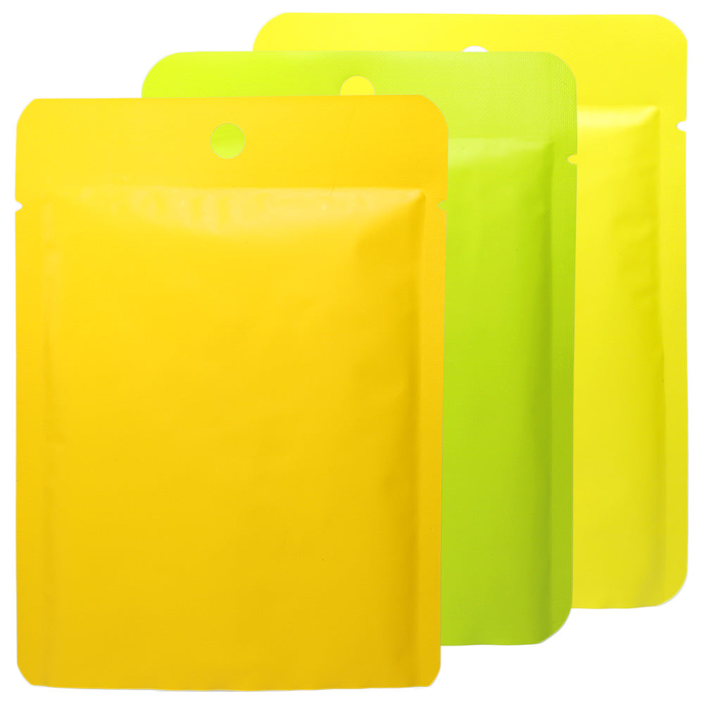 Matte Bottom Fill Aluminum Bags with Round Hang Hole Matte Bottom Fill Aluminum Bags with Round Hang Hole