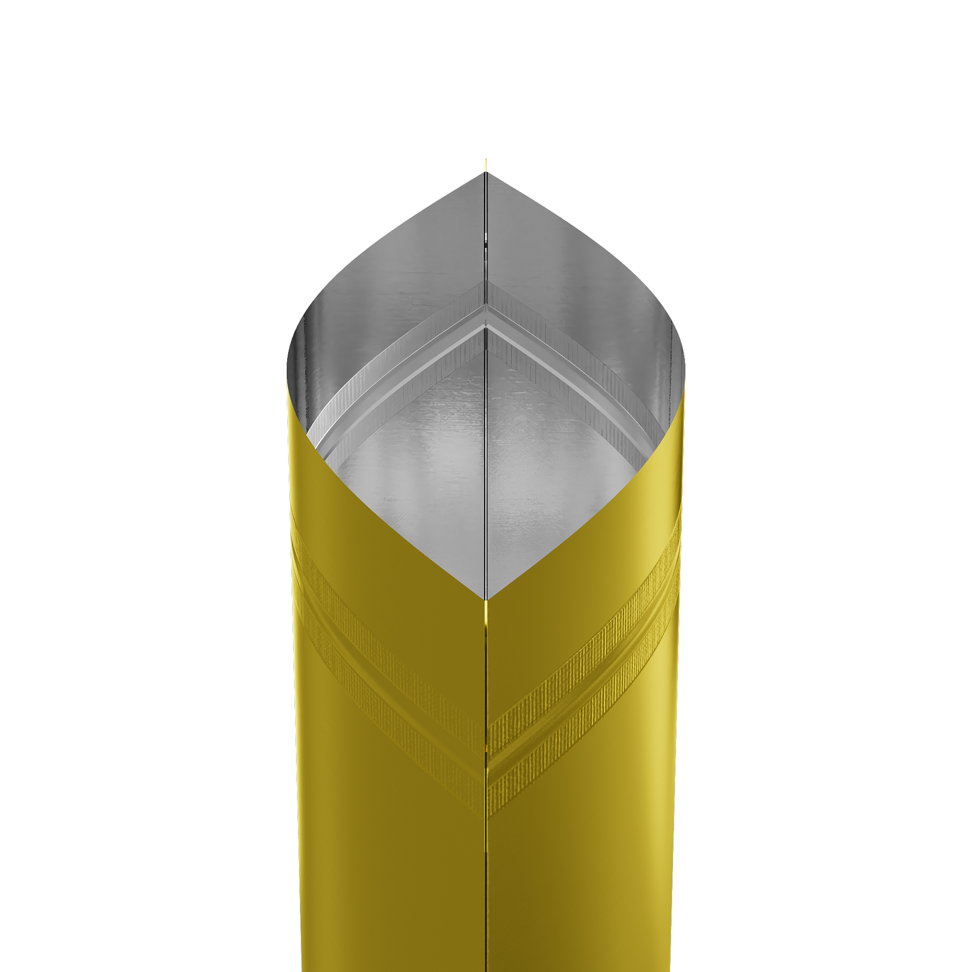Matte Brass Gold Mylar Stand Strong Bags with Rounded Matte Brass Gold Mylar Stand Strong Bags with Rounded
