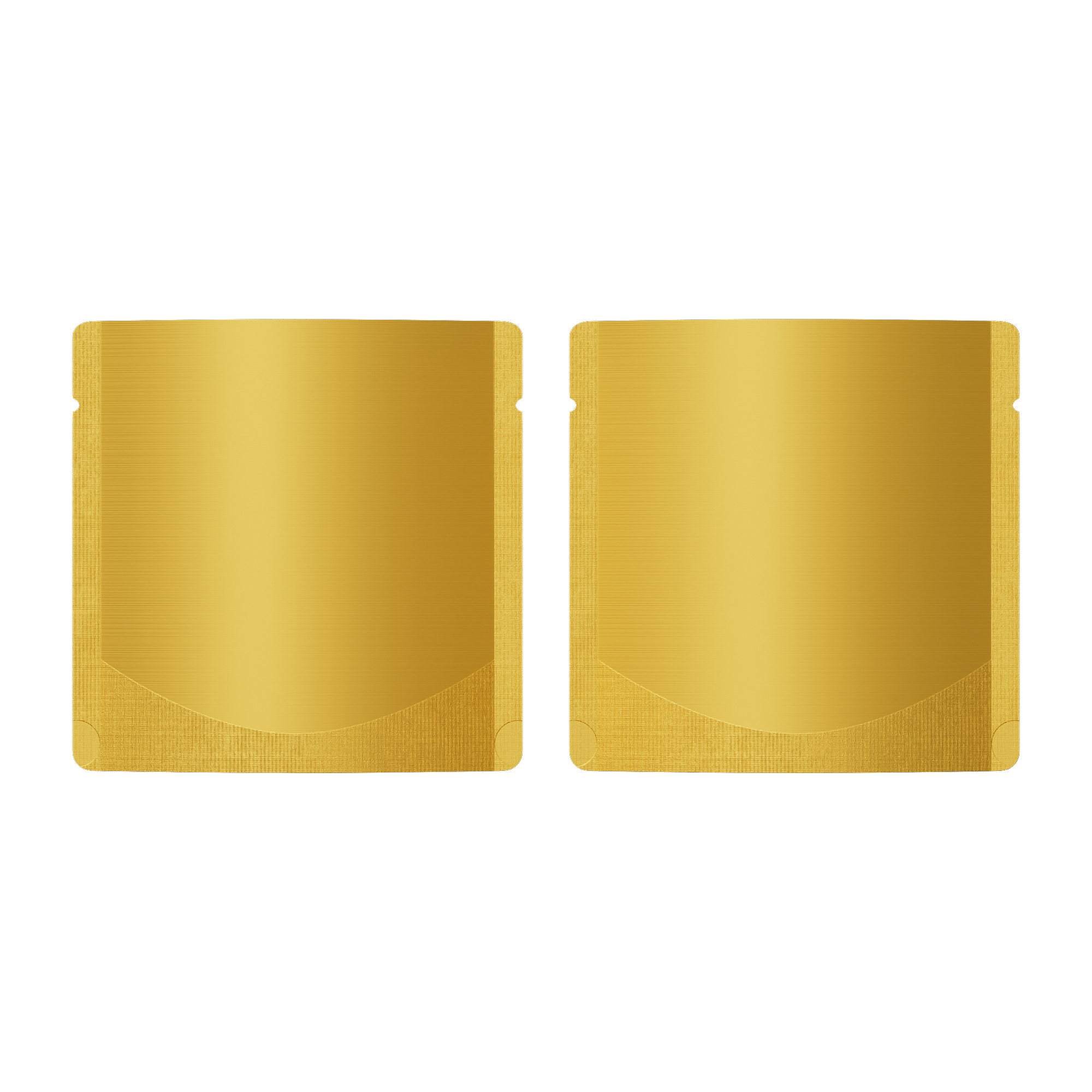 Matte Brass Gold Square Aluminum with Rounded Corner Stand
