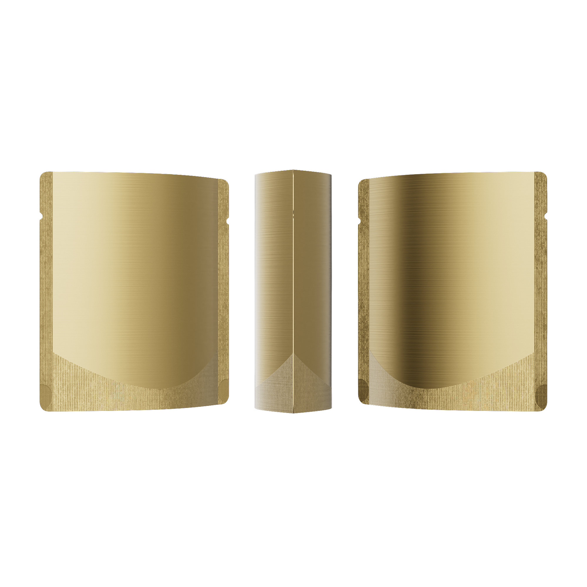 Matte Colored Square Aluminum with Rounded Corner Stand Up Matte Colored Square Aluminum with Rounded Corner Stand Up