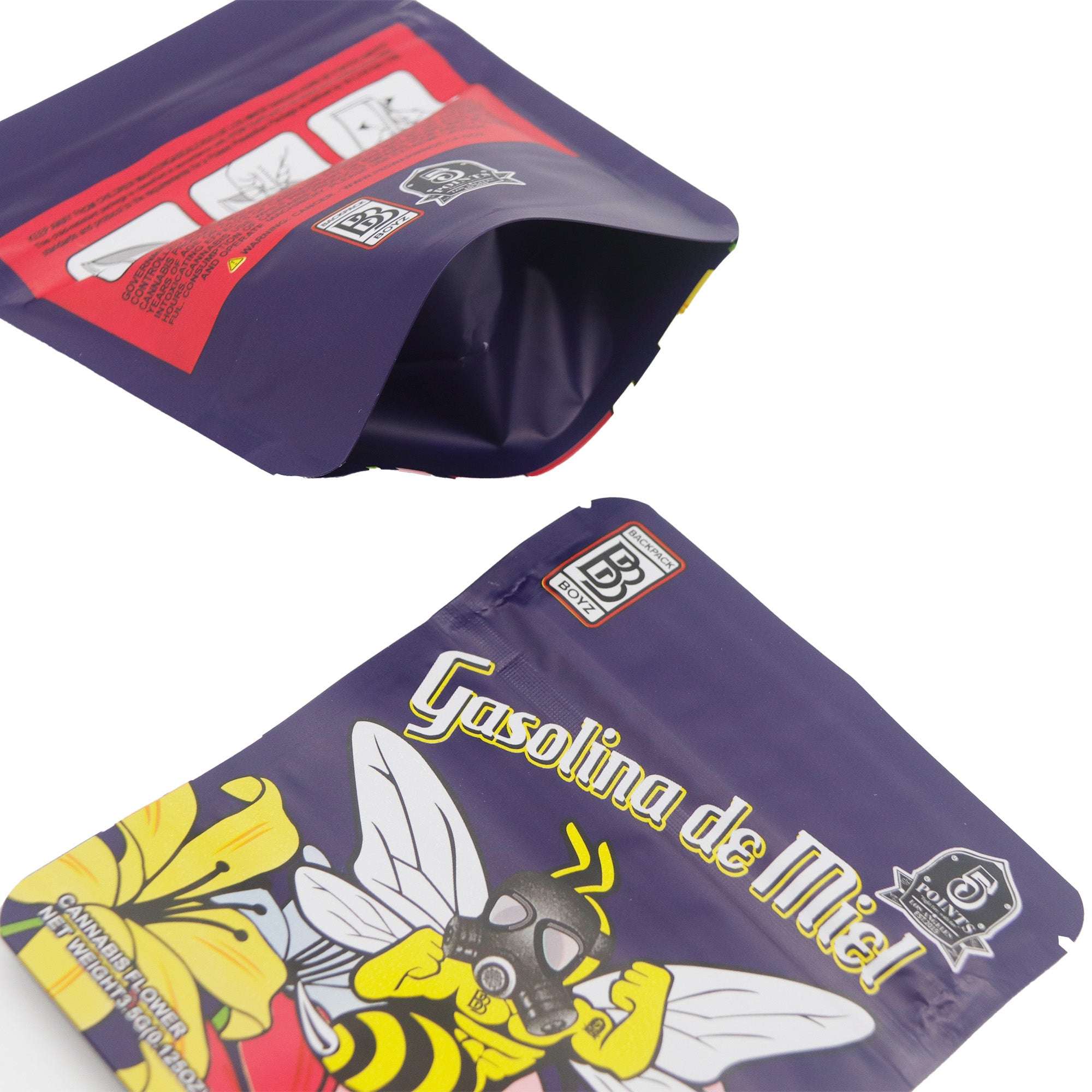 Matte Designed Fuel Design Smell Proof Metallic Foil Stand Matte Designed Fuel Design Smell Proof Metallic Foil Stand