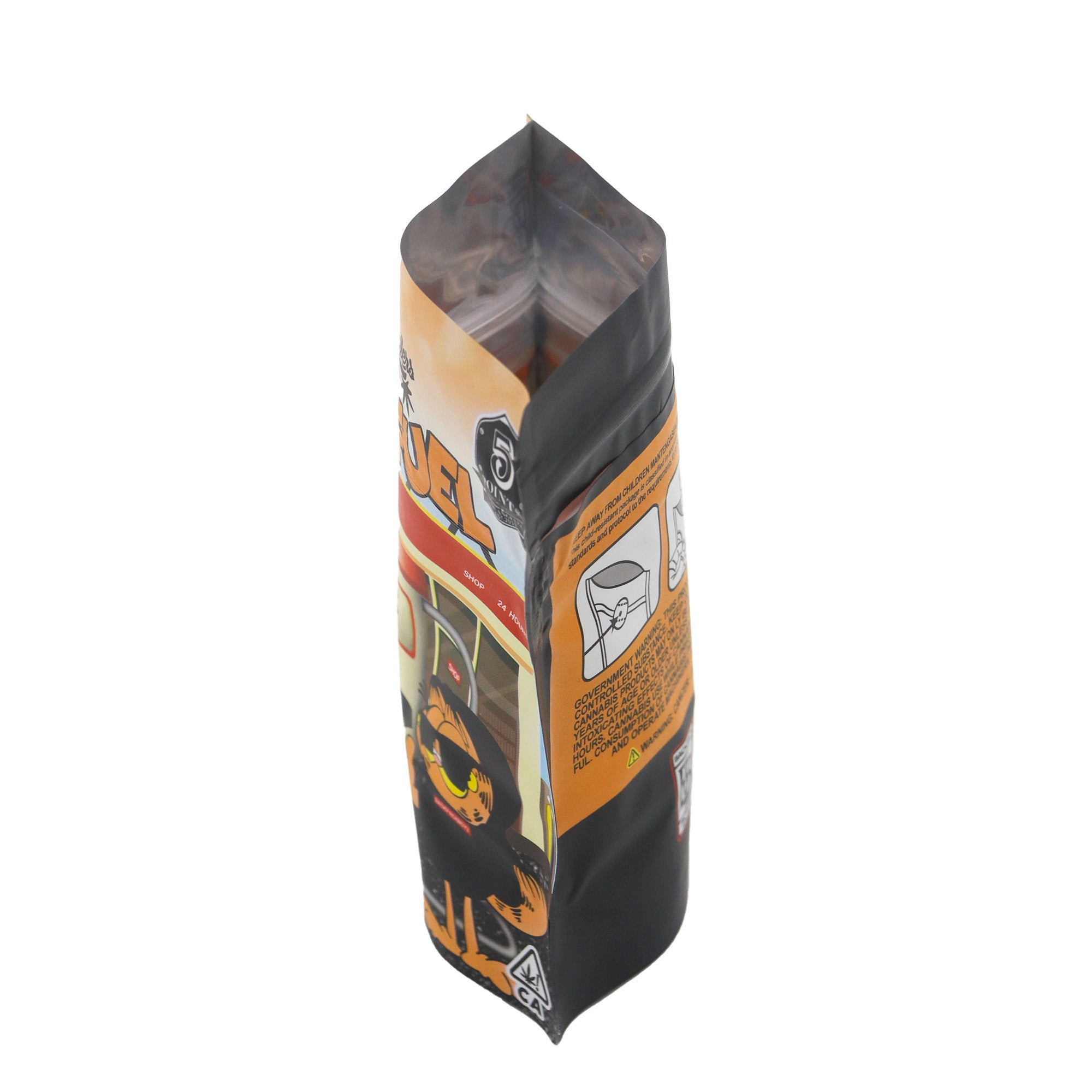 Matte Designed Fuel Design Smell Proof Metallic Foil Stand Matte Designed Fuel Design Smell Proof Metallic Foil Stand