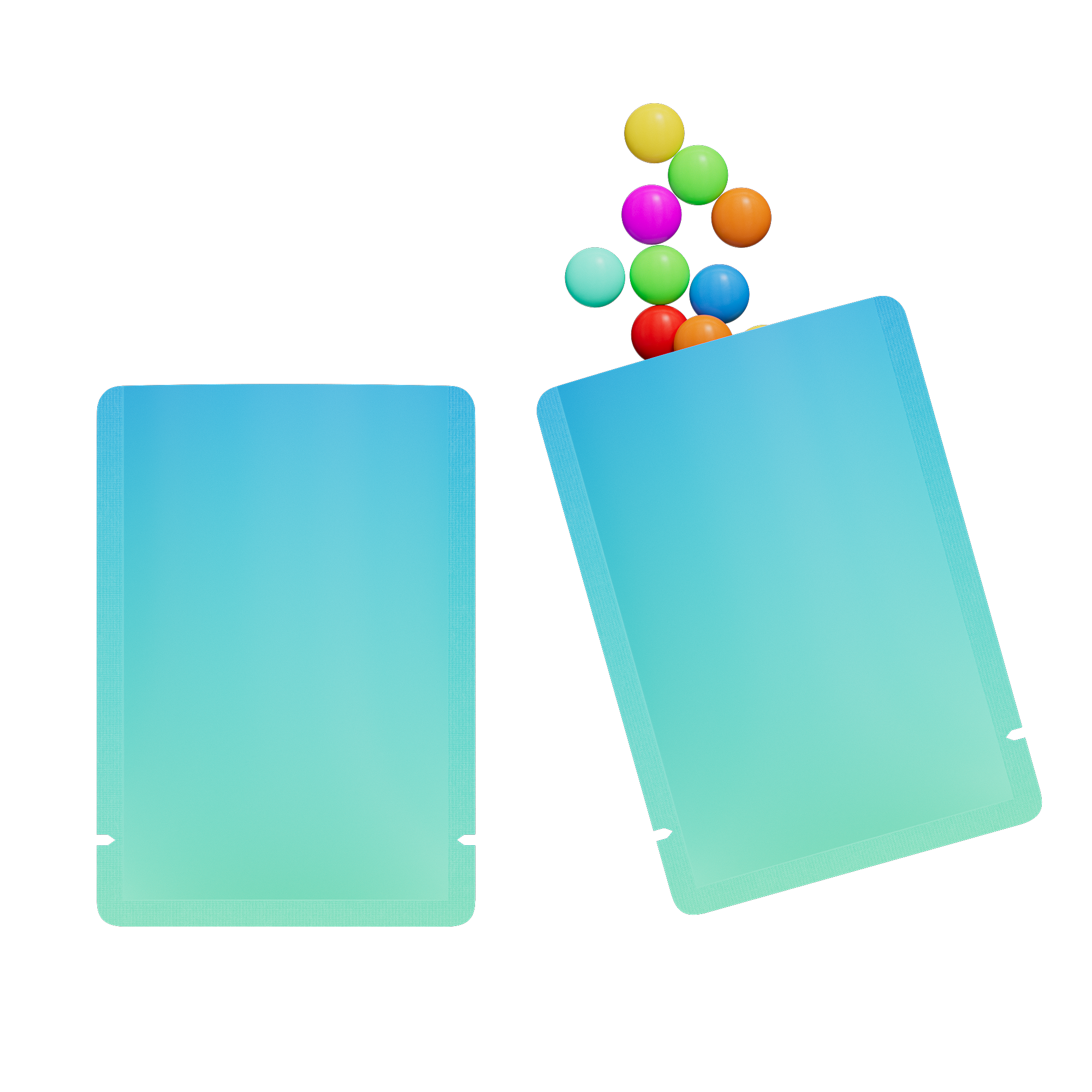 Matte Gradient Ocean Blue Double-Sided Ombre Gradient Mylar Matte Gradient Ocean Blue Double-Sided Ombre Gradient Mylar