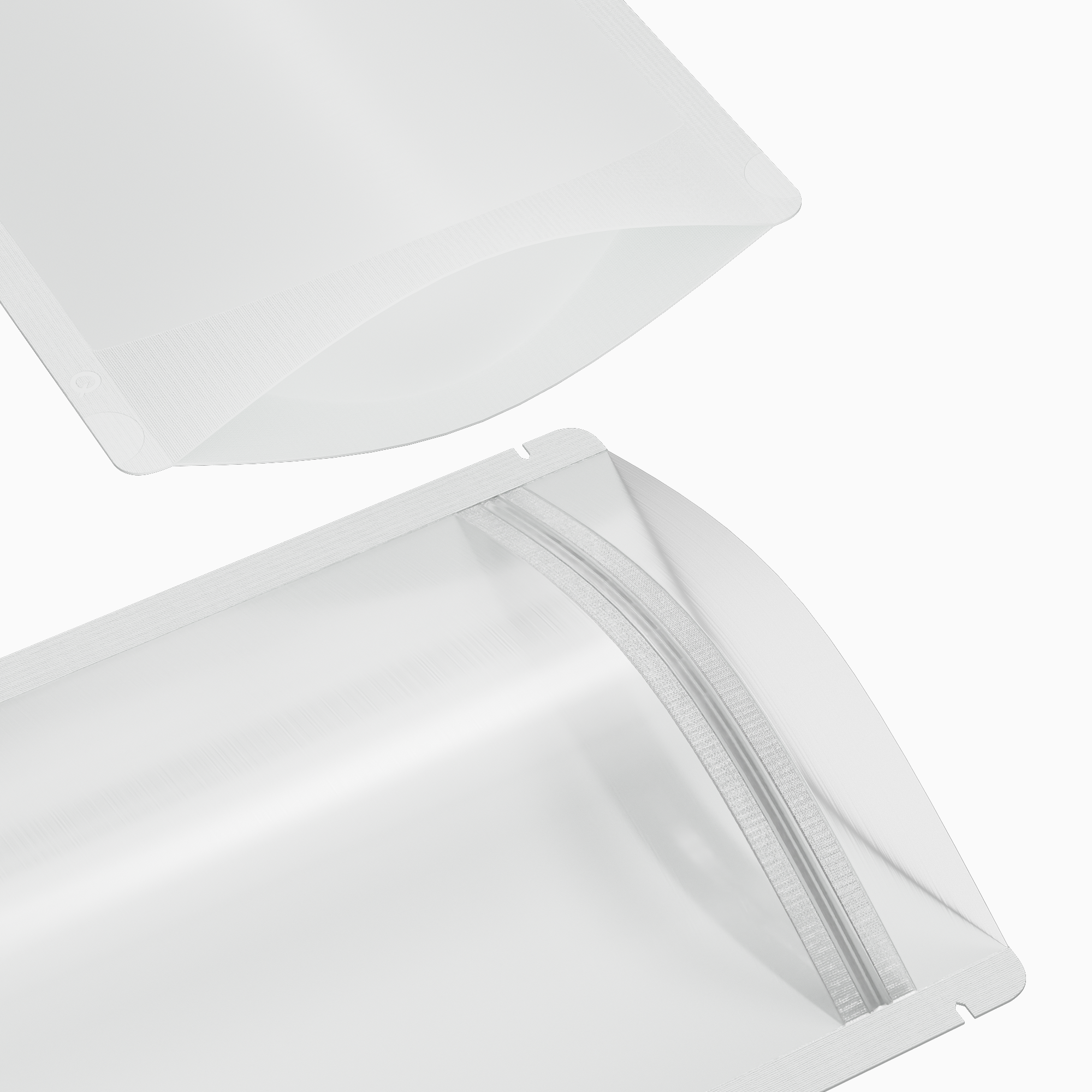 Matte Half Ice White Translucent Plastic Stand Strong Bags Matte Half Ice White Translucent Plastic Stand Strong Bags