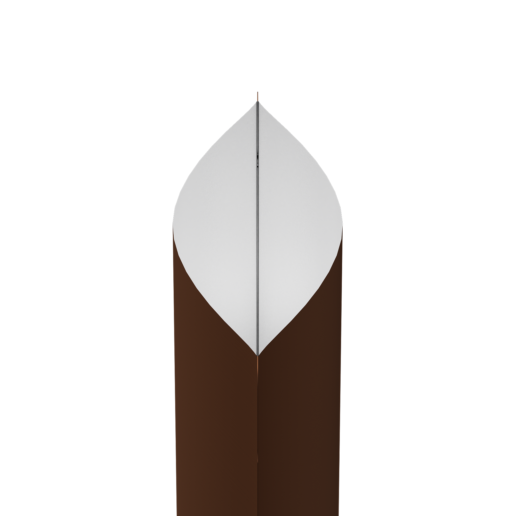 Matte Mahogany Brown Square Aluminum with Rounded Corner Matte Mahogany Brown Square Aluminum with Rounded Corner