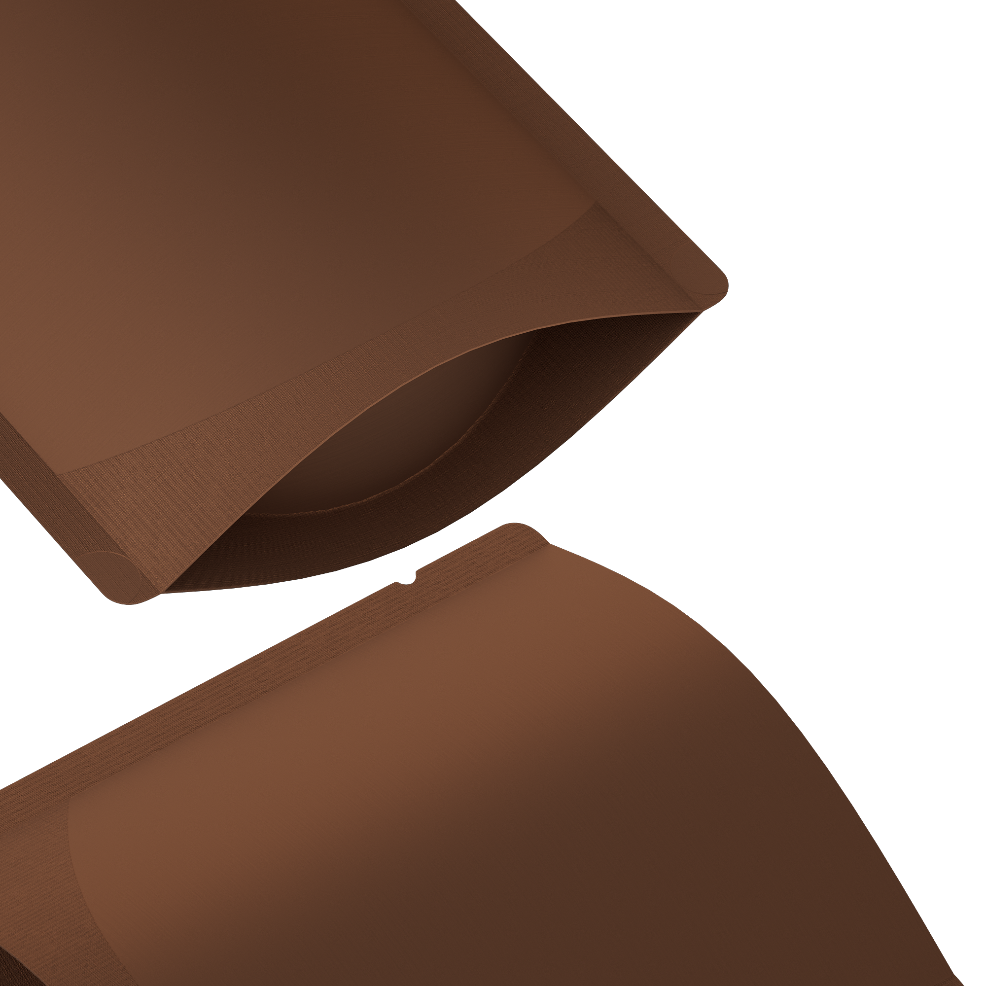 Matte Mahogany Brown Square Aluminum with Rounded Corner Matte Mahogany Brown Square Aluminum with Rounded Corner