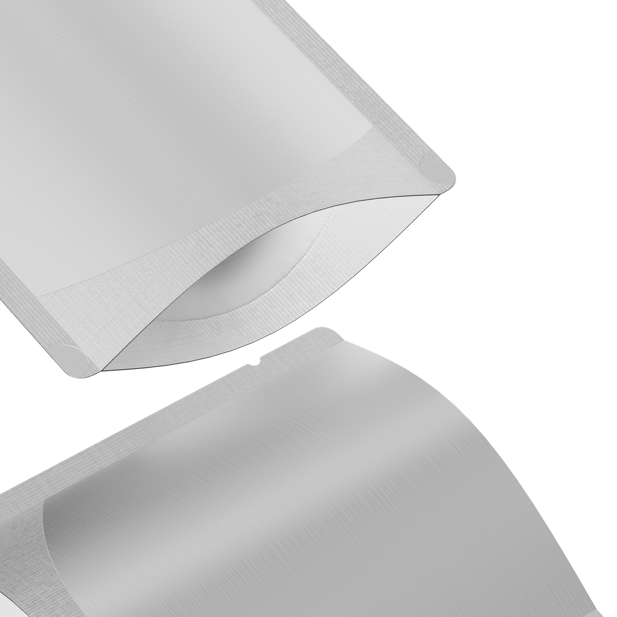 Matte Nickel Silver Square Aluminum with Rounded Corner Matte Nickel Silver Square Aluminum with Rounded Corner