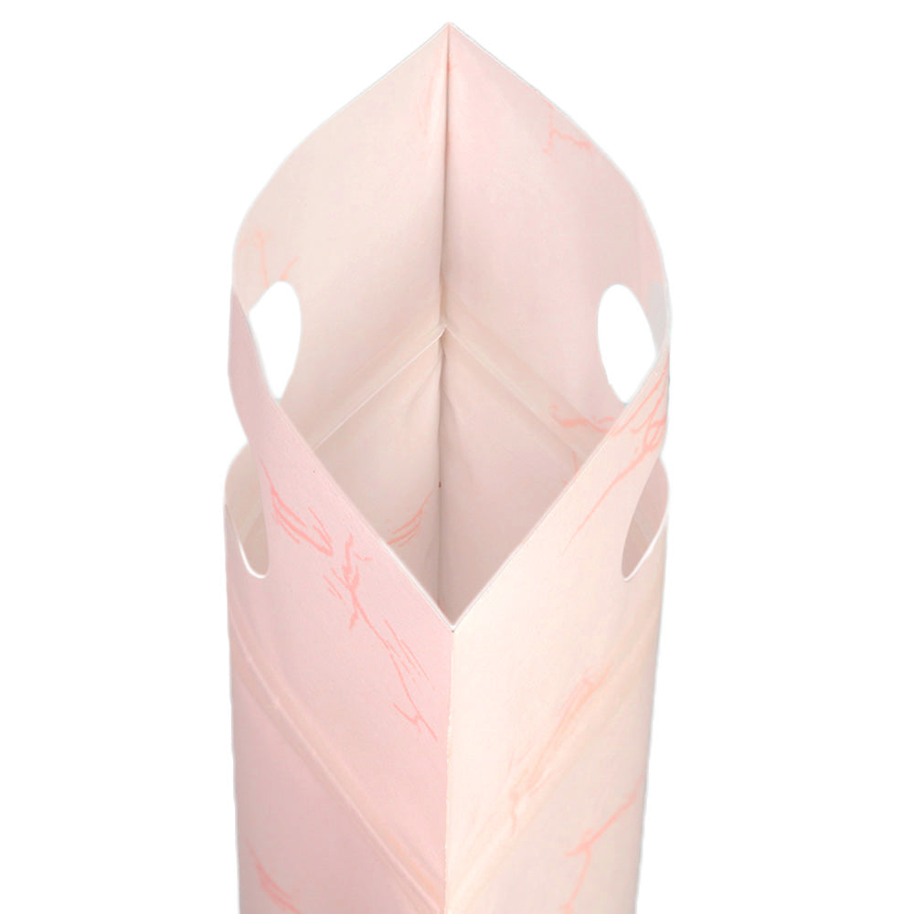 Matte Peach Pink Rice Paper Clear Window Stand Strong Bags Matte Peach Pink Rice Paper Clear Window Stand Strong Bags