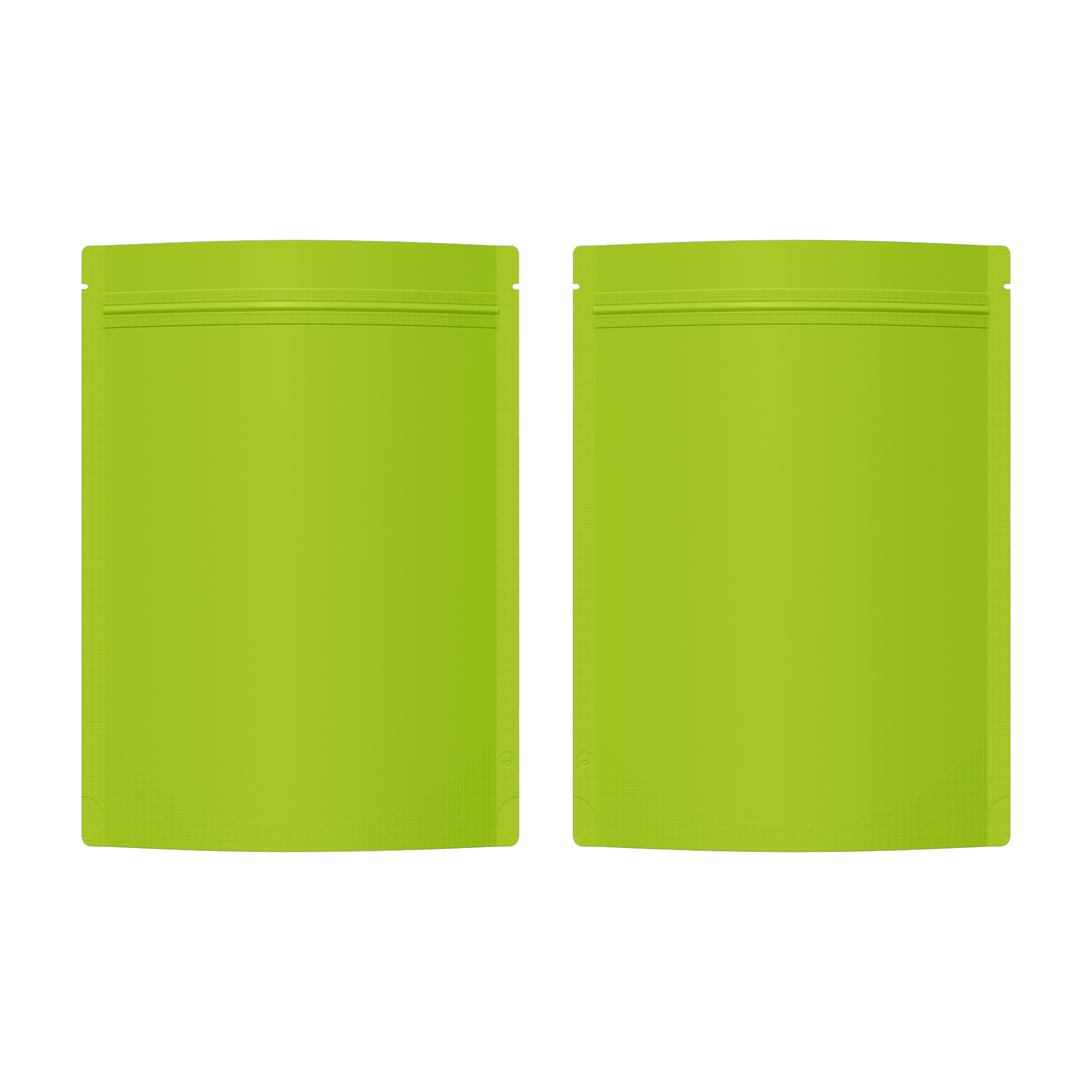 Matte Pistachio Green Metalized Foil Stand Strong Packaging