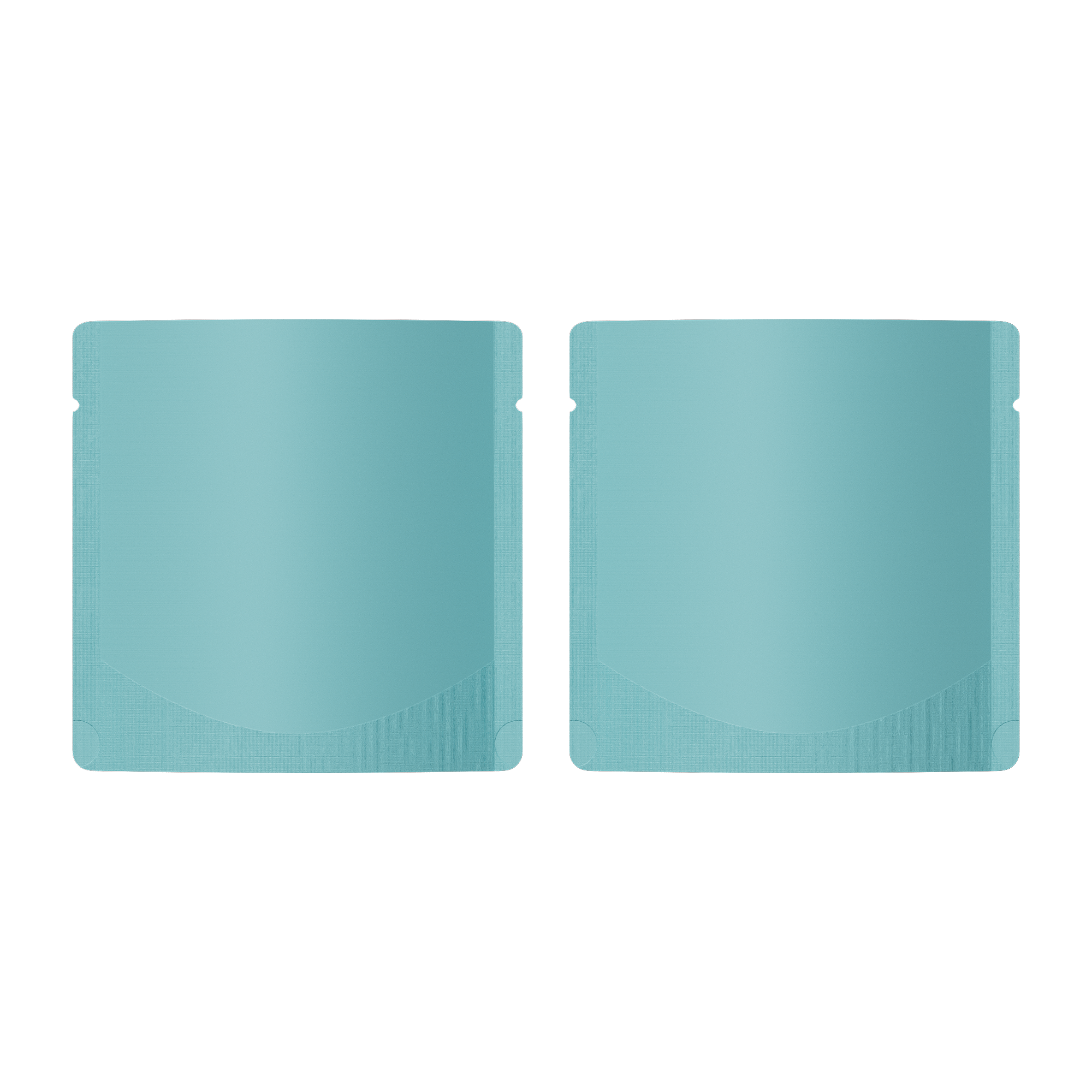 Matte Powder Blue Square Aluminum with Rounded Corner Stand