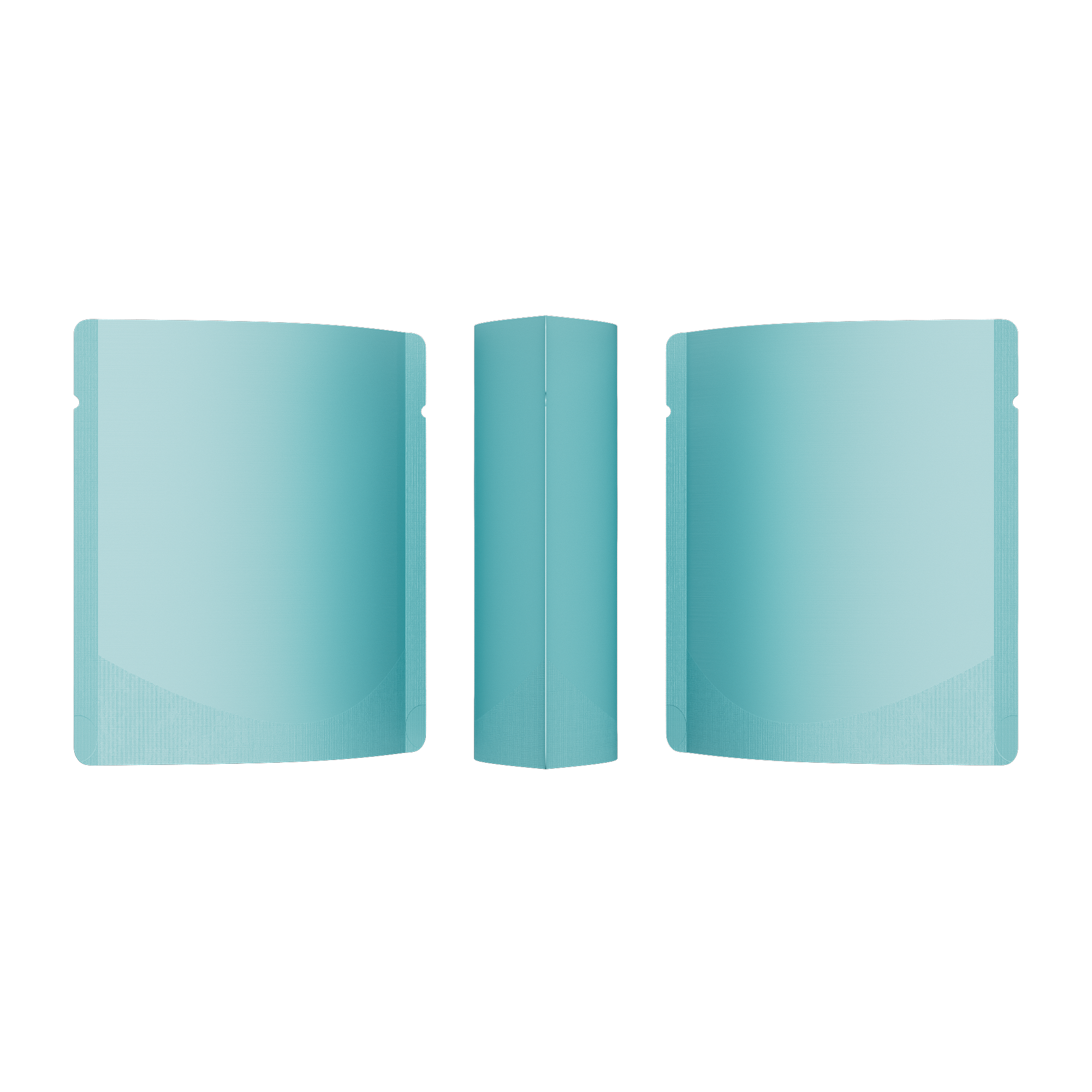 Matte Powder Blue Square Aluminum with Rounded Corner Stand Matte Powder Blue Square Aluminum with Rounded Corner Stand