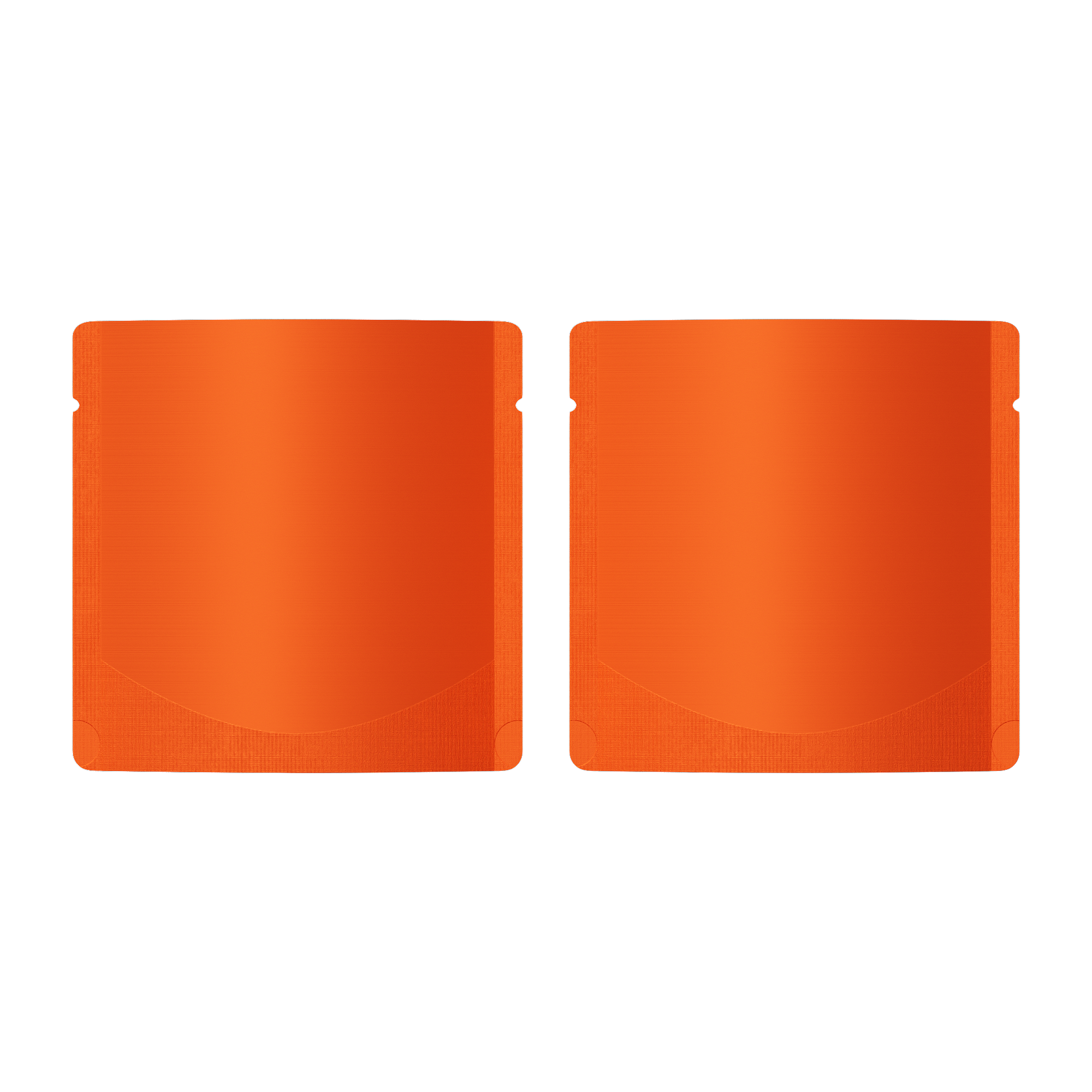 Matte Pumpkin Seed Orange Square Aluminum with Rounded Matte Pumpkin Seed Orange Square Aluminum with Rounded