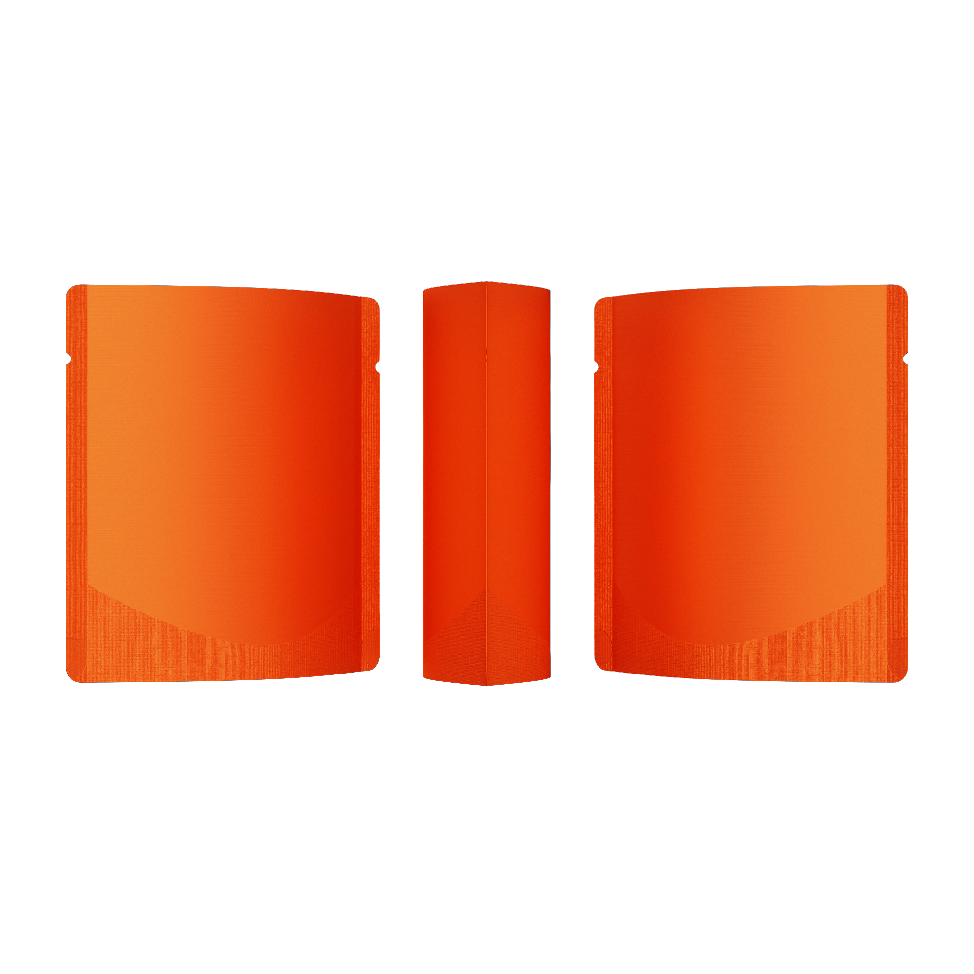 Matte Pumpkin Seed Orange Square Aluminum with Rounded Matte Pumpkin Seed Orange Square Aluminum with Rounded
