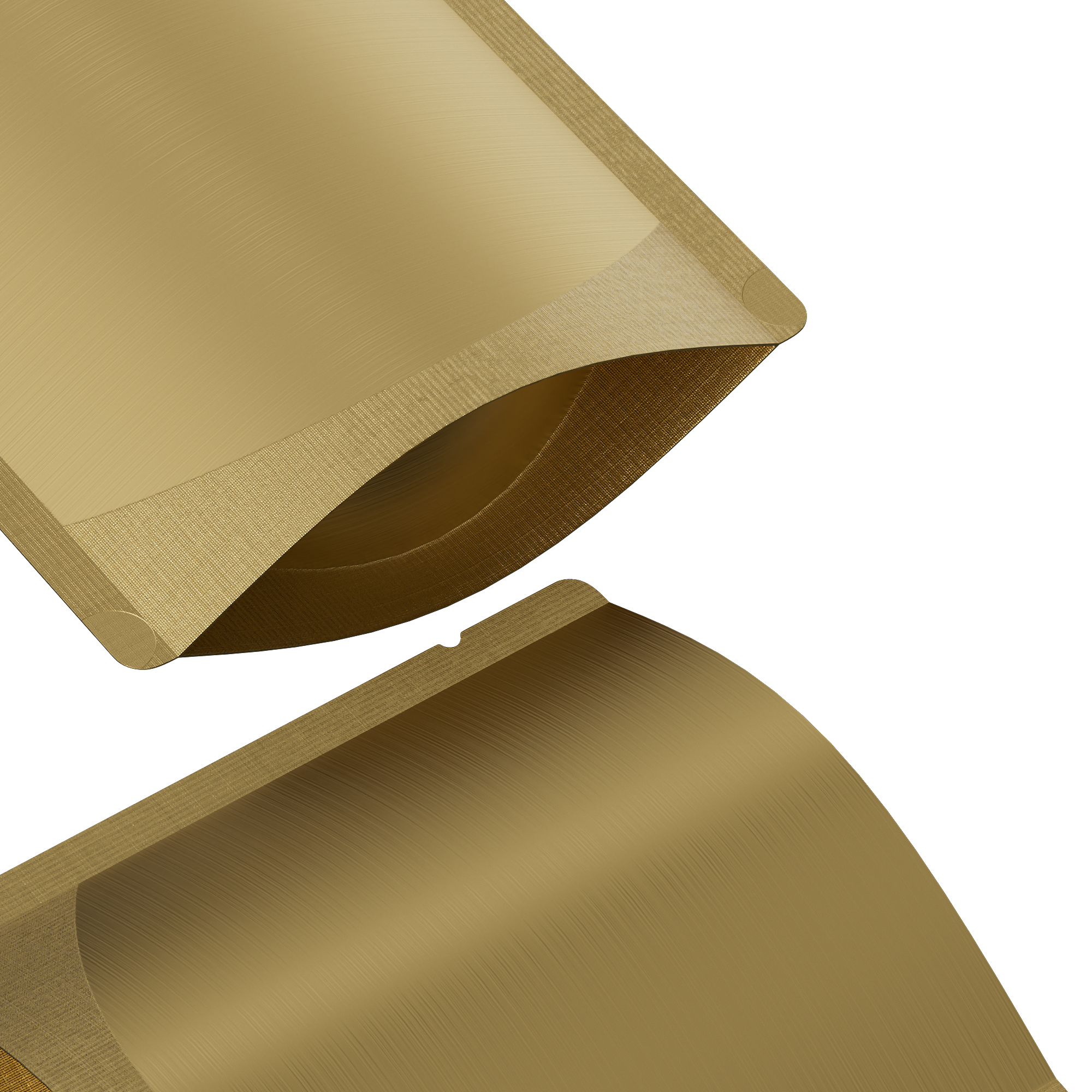 Matte Satin Gold Square Aluminum with Rounded Corner Stand Matte Satin Gold Square Aluminum with Rounded Corner Stand