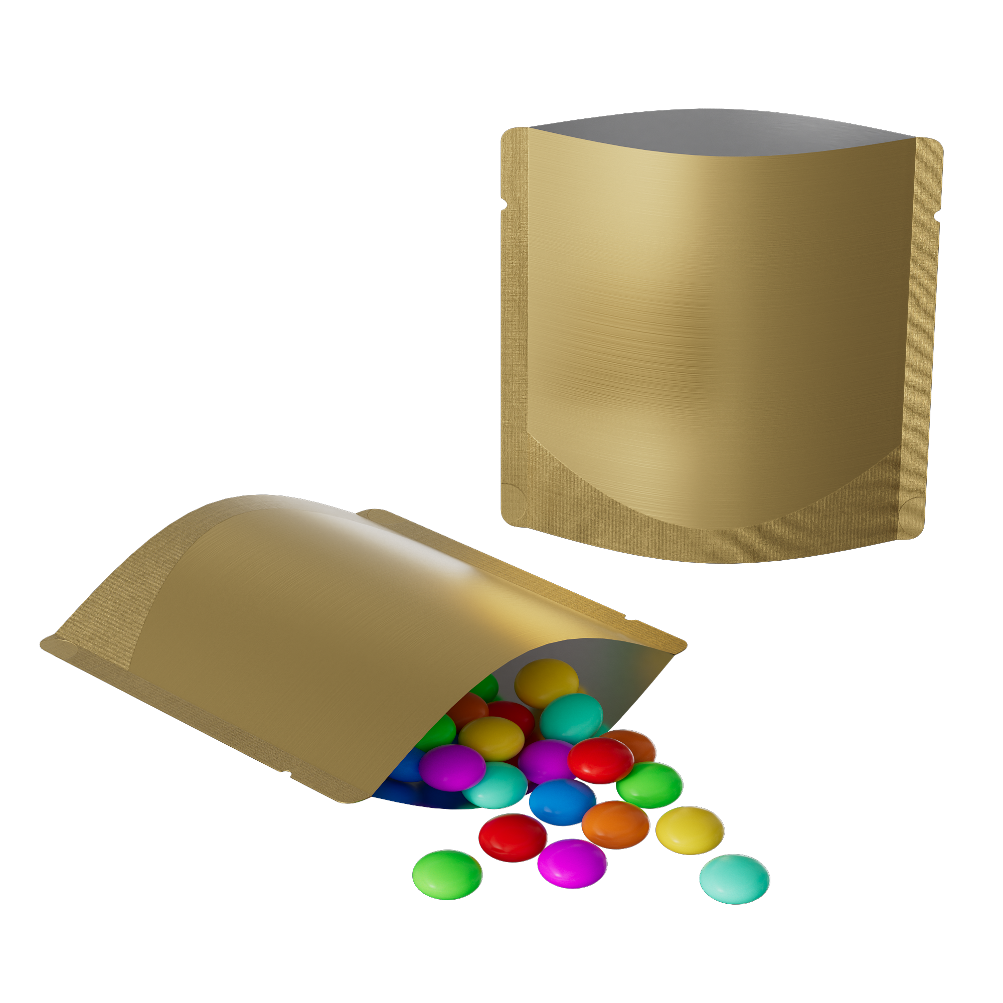 Matte Satin Gold Square Aluminum with Rounded Corner Stand Matte Satin Gold Square Aluminum with Rounded Corner Stand