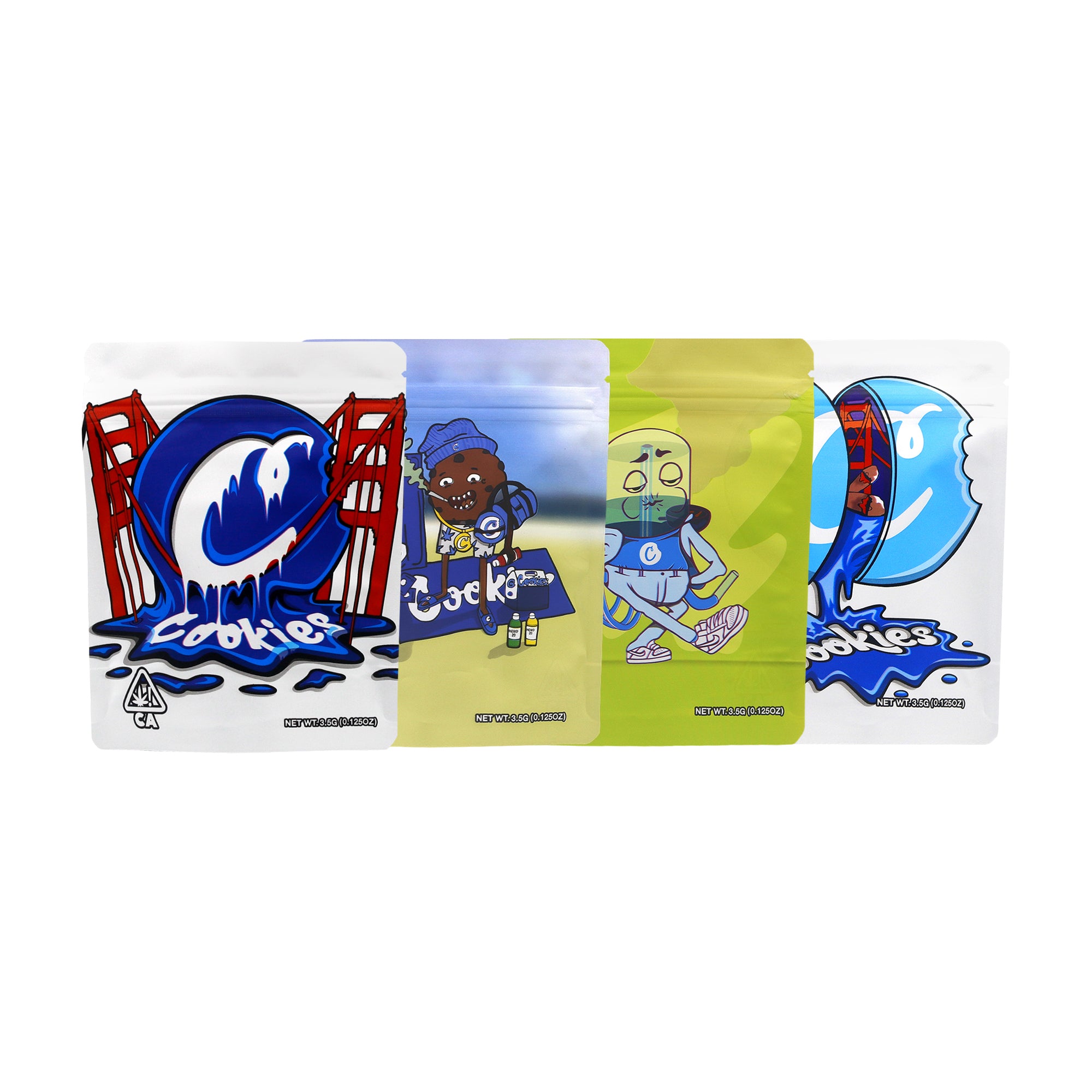 Matte SF Summer Theme Smell Proof Metallic Foil Stand Strong Matte SF Summer Theme Smell Proof Metallic Foil Stand Strong