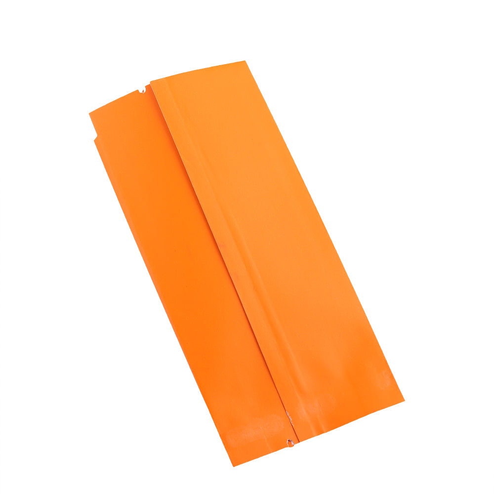 Matte Side Gusset Metallized Foil Open Top Block Bottom Bags Matte Side Gusset Metallized Foil Open Top Block Bottom Bags