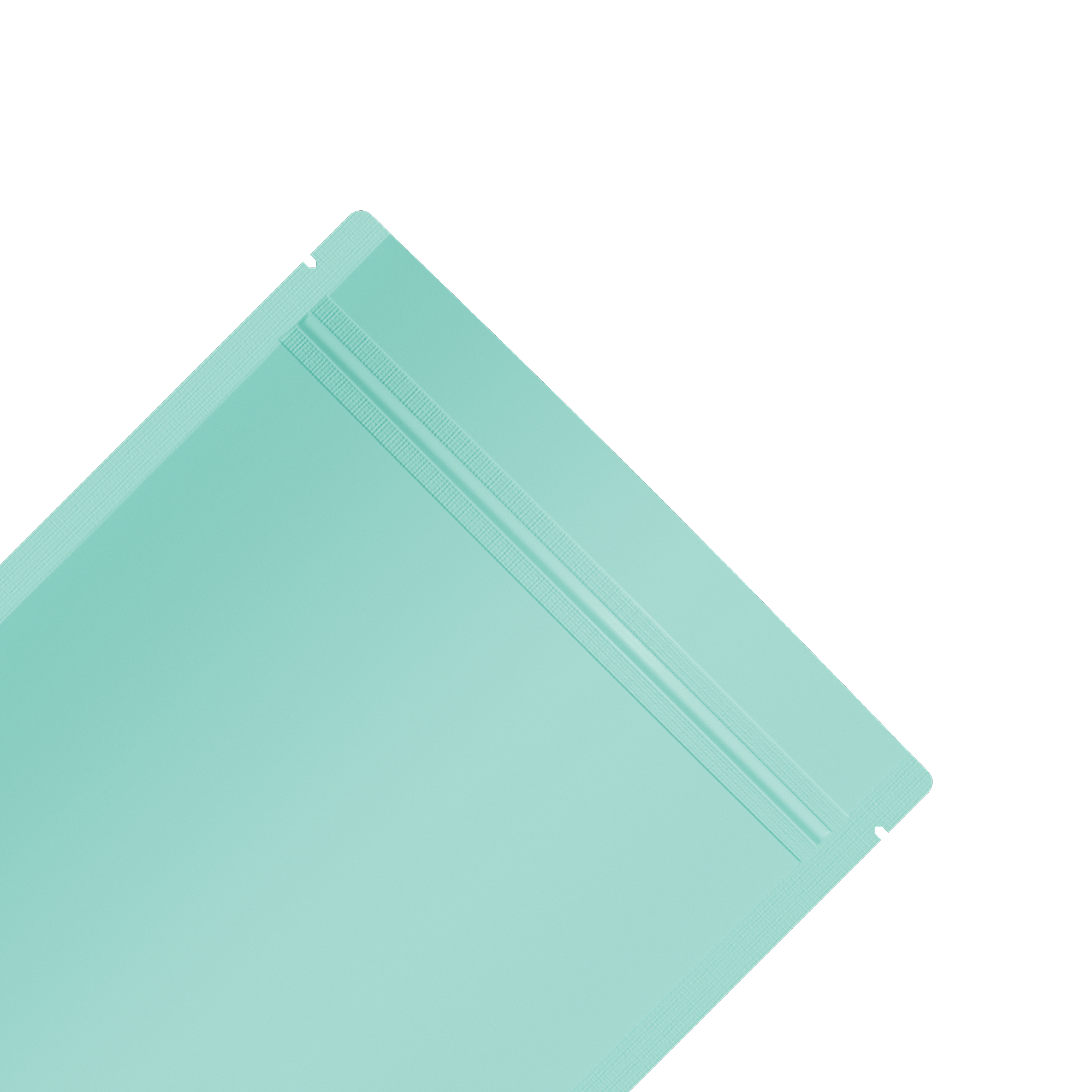 Matte Songbird Blue Metalized Foil Stand Strong Packaging Matte Songbird Blue Metalized Foil Stand Strong Packaging