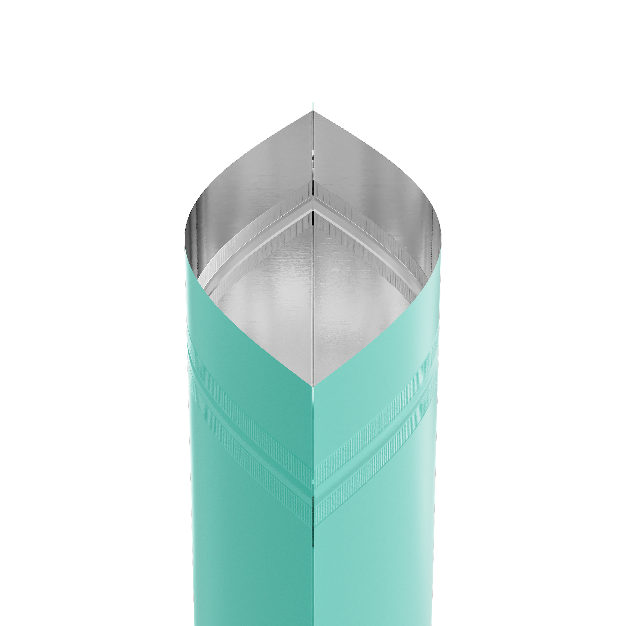 Matte Songbird Blue Metalized Foil Stand Strong Packaging Matte Songbird Blue Metalized Foil Stand Strong Packaging