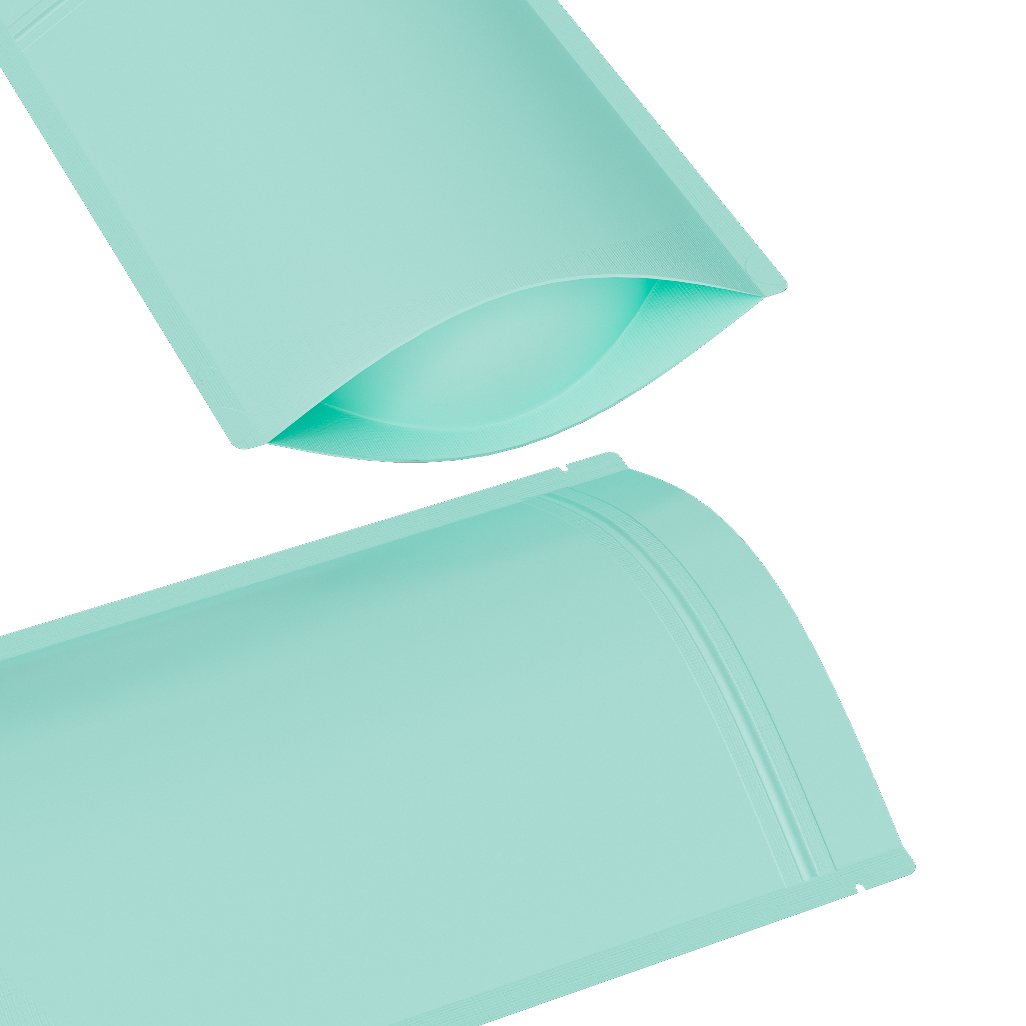 Matte Songbird Blue Metalized Foil Stand Strong Packaging Matte Songbird Blue Metalized Foil Stand Strong Packaging