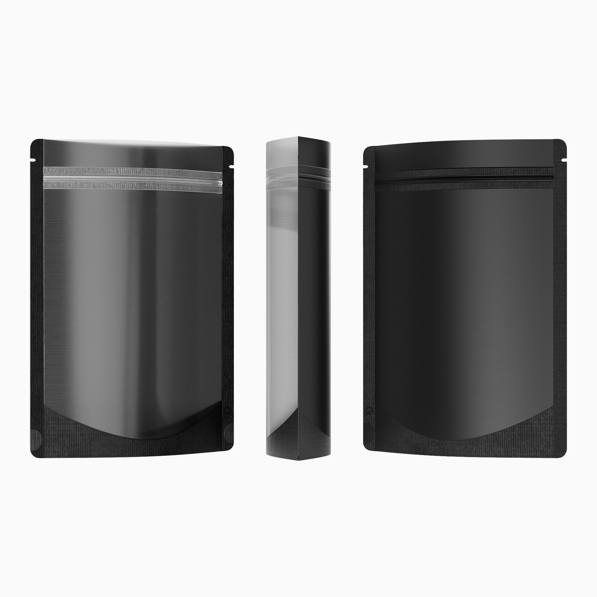 Matte Translucent Color Plastic Stand Strong Bags with Matte Translucent Color Plastic Stand Strong Bags with