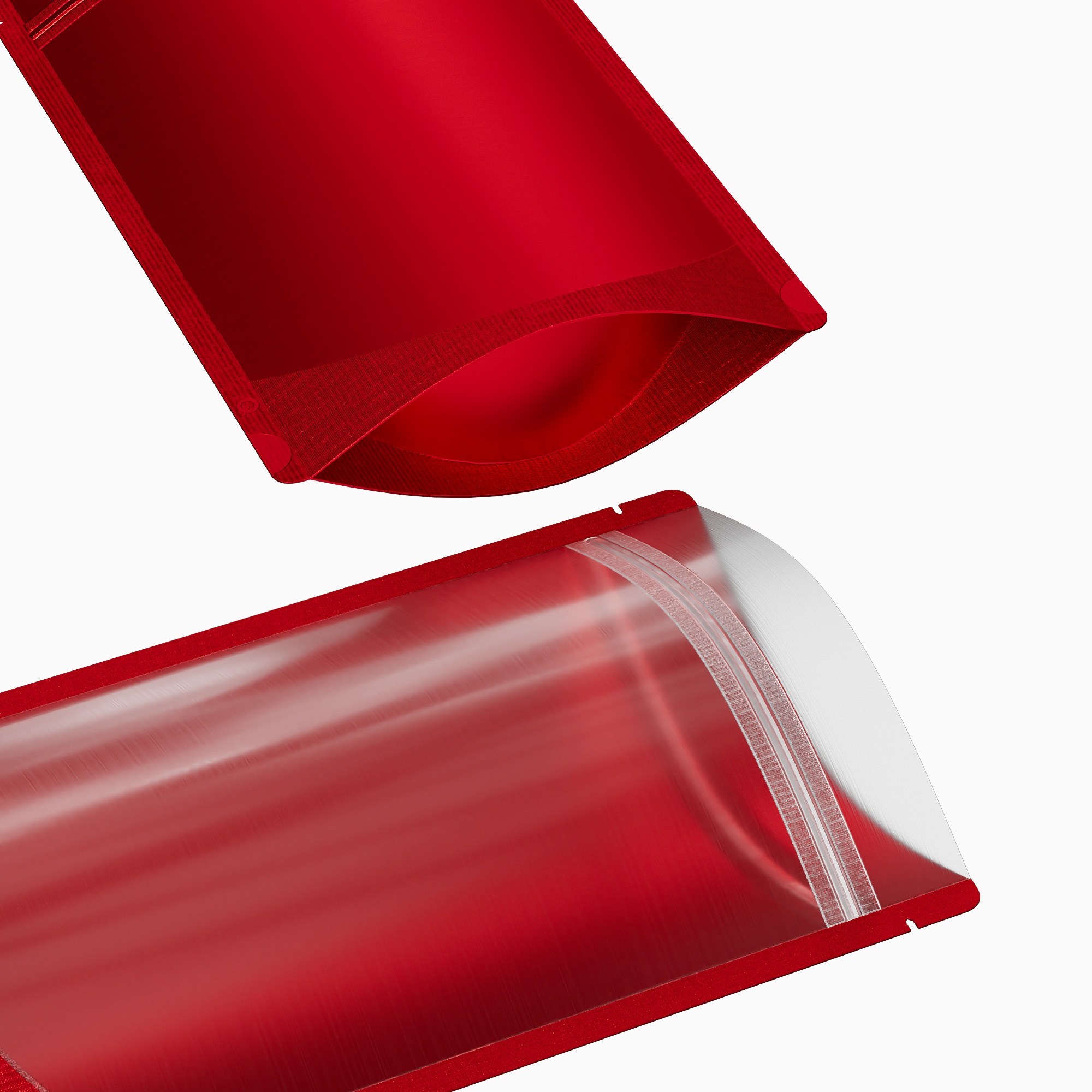 Matte Translucent Color Plastic Stand Strong Bags with Matte Translucent Color Plastic Stand Strong Bags with