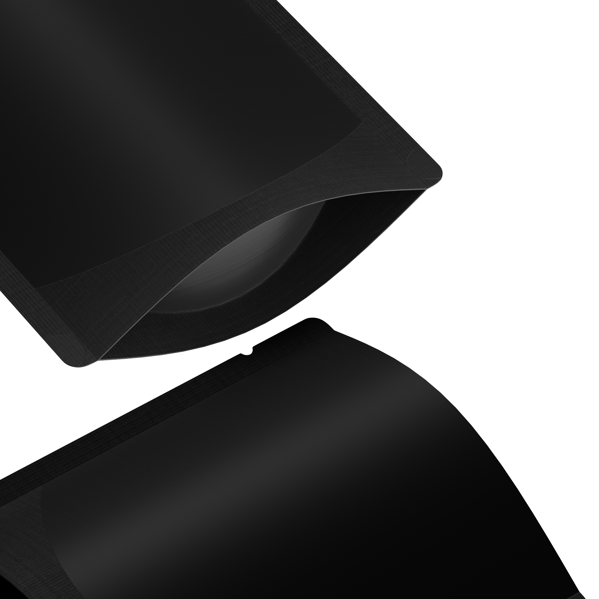 Matte Waxed Black Square Aluminum with Rounded Corner Stand Matte Waxed Black Square Aluminum with Rounded Corner Stand