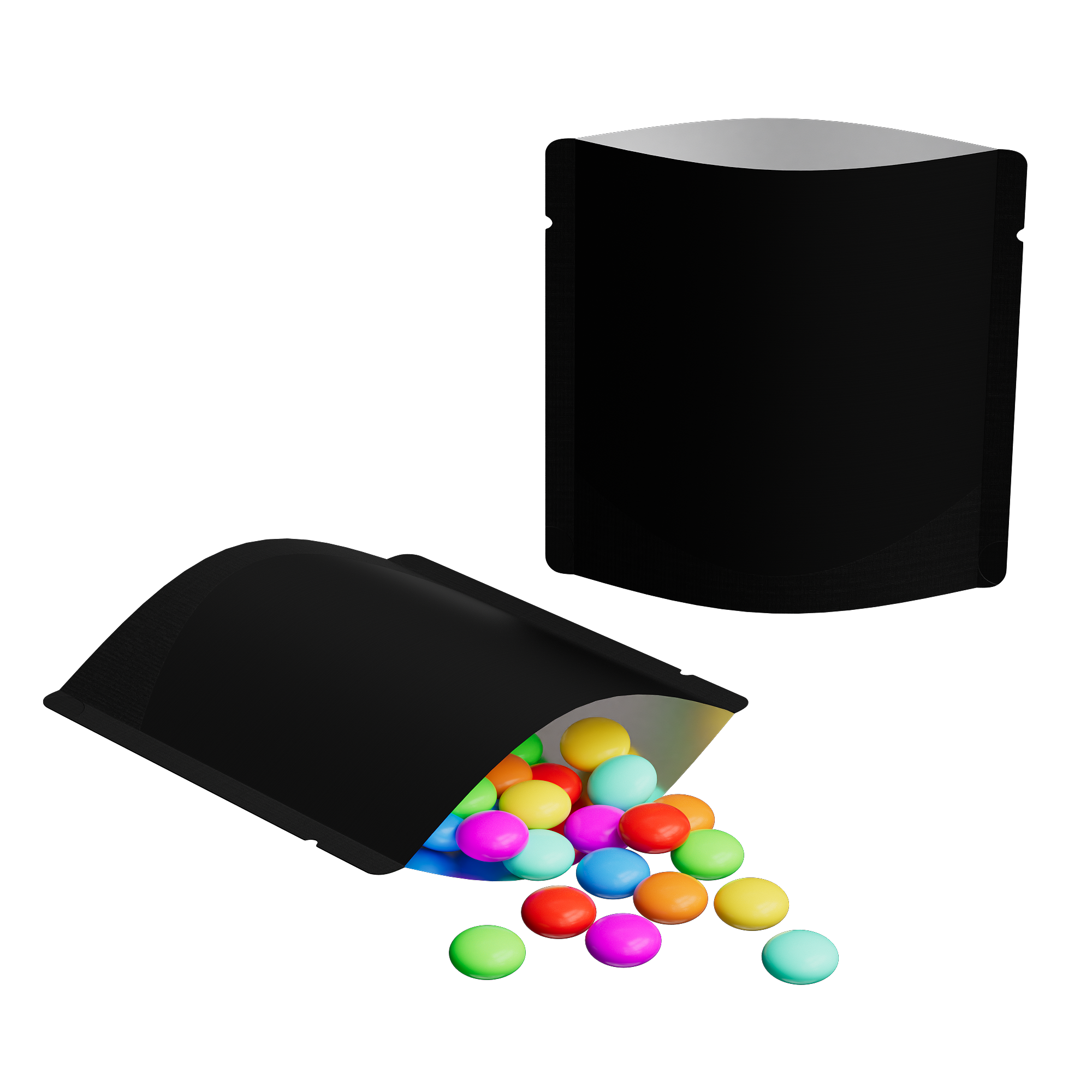 Matte Waxed Black Square Aluminum with Rounded Corner Stand Matte Waxed Black Square Aluminum with Rounded Corner Stand