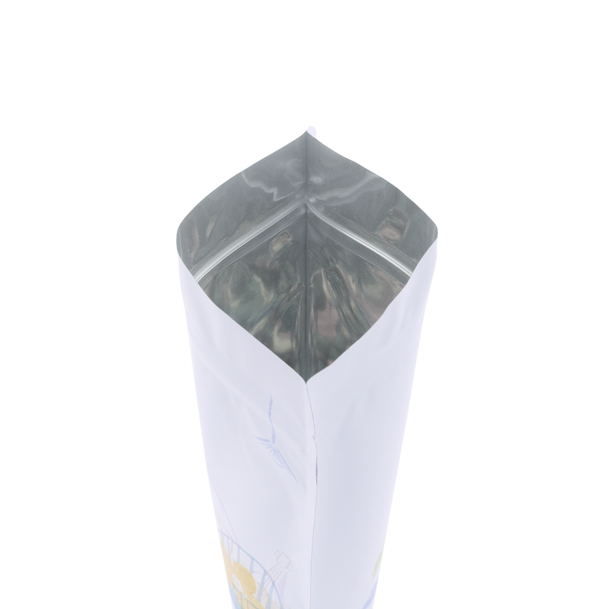 Matte White Relaxation Painting Mylar Stand Strong Bags Matte White Relaxation Painting Mylar Stand Strong Bags