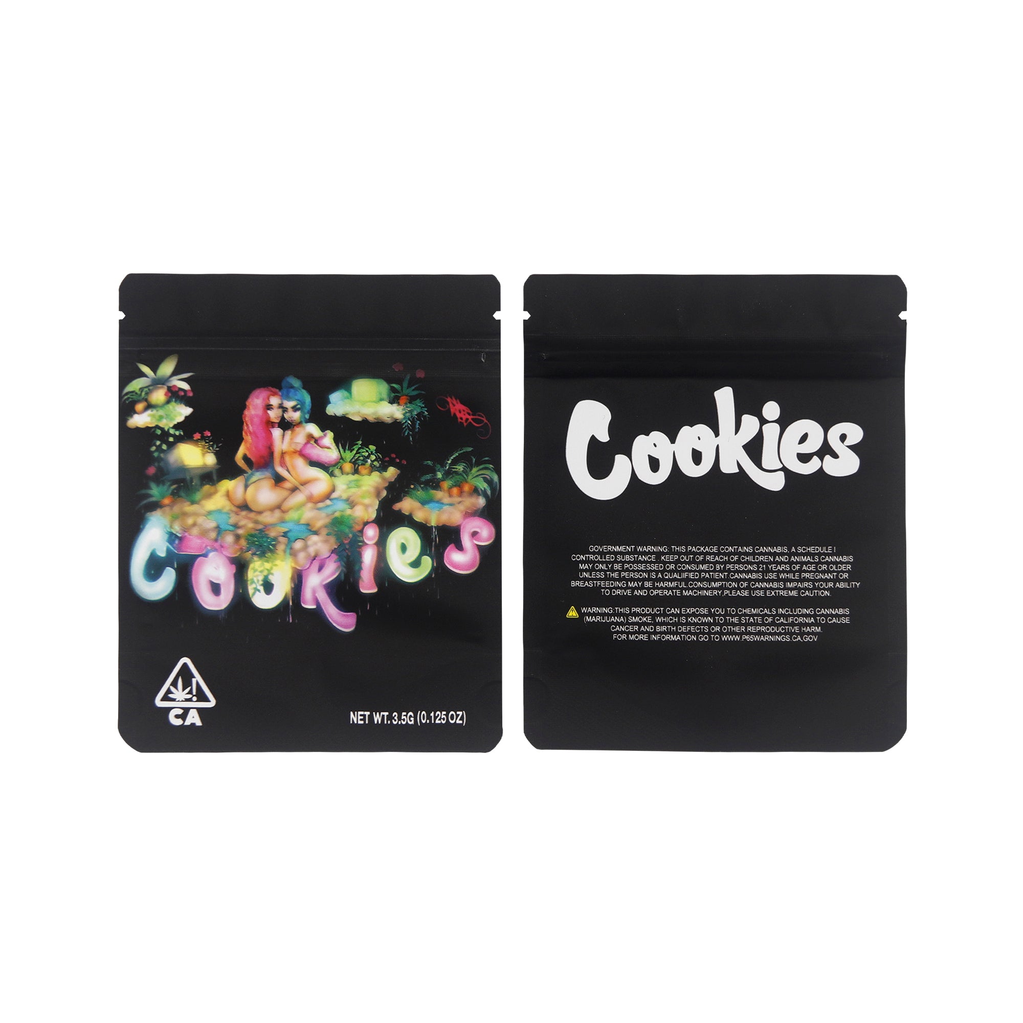 Mixed Cookie Print Smell Proof Metallic Foil Stand Strong Mixed Cookie Print Smell Proof Metallic Foil Stand Strong