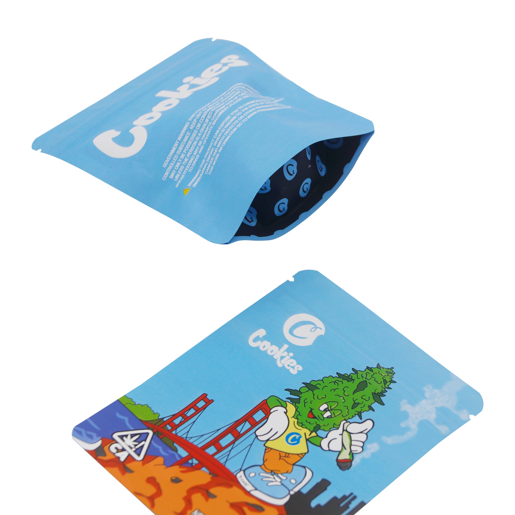 Mixed Four Design Smell Proof Metallic Foil Stand Strong Mixed Four Design Smell Proof Metallic Foil Stand Strong