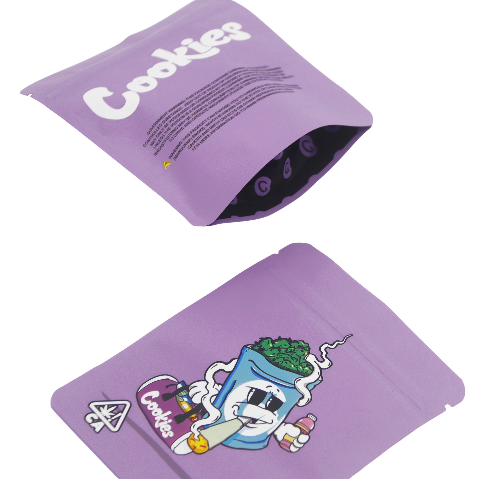 Mixed Four Dessert Theme Smell Proof Metallic Foil Stand Mixed Four Dessert Theme Smell Proof Metallic Foil Stand