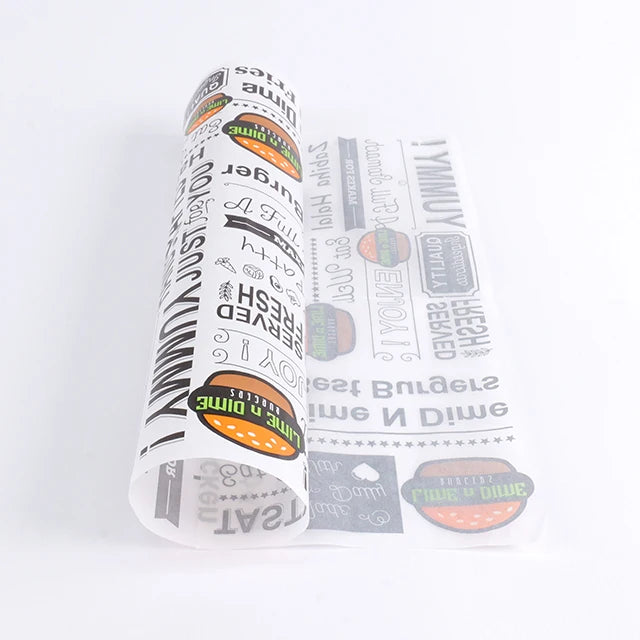 New Arrival Customized Printed Grease Proof Paper for Food New Arrival Customized Printed Grease Proof Paper for Food