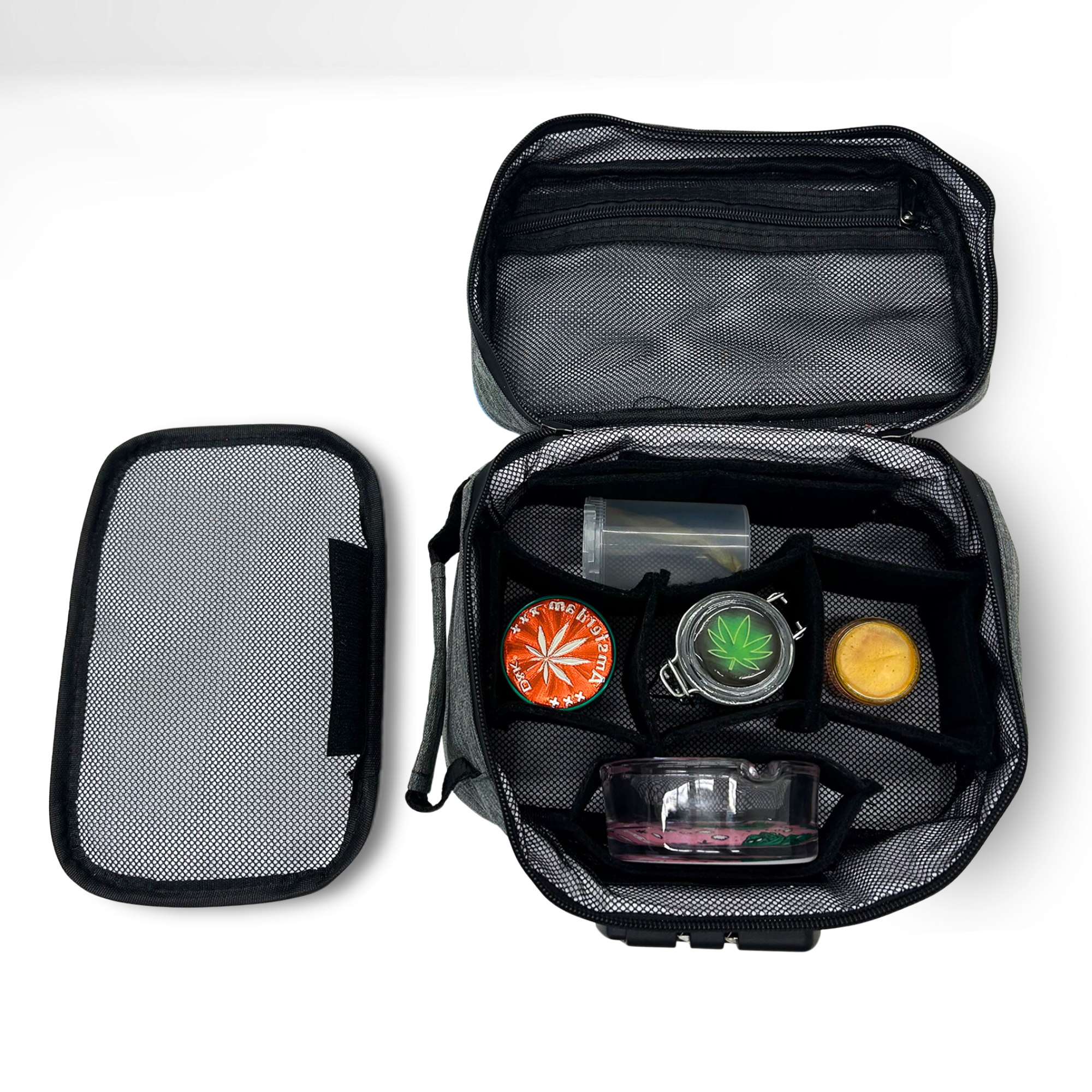 Odor-Proof Stash Bag with Easy Use Combination Lock Odor-Proof Stash Bag with Easy Use Combination Lock