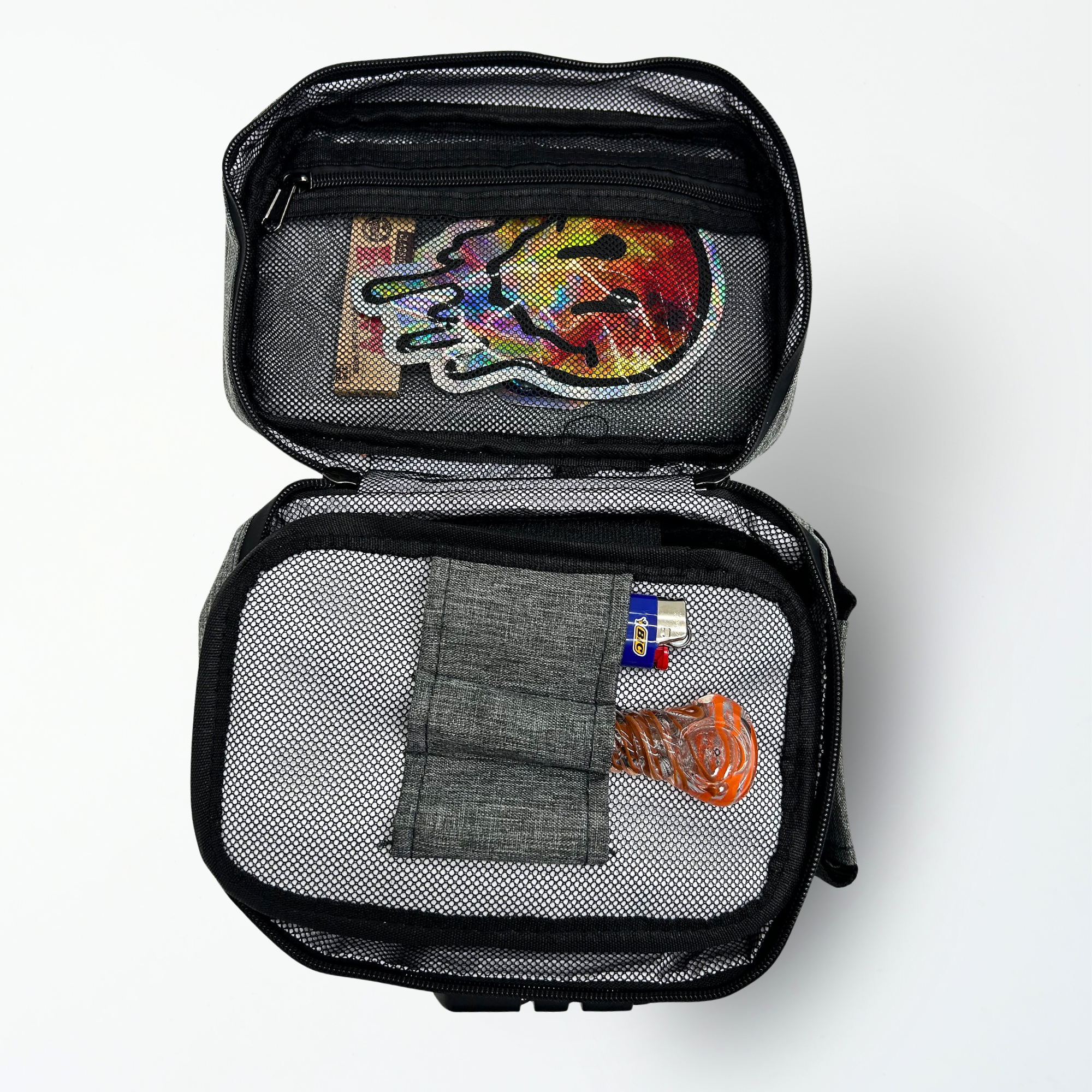 Odor-Proof Stash Bag with Easy Use Combination Lock Odor-Proof Stash Bag with Easy Use Combination Lock