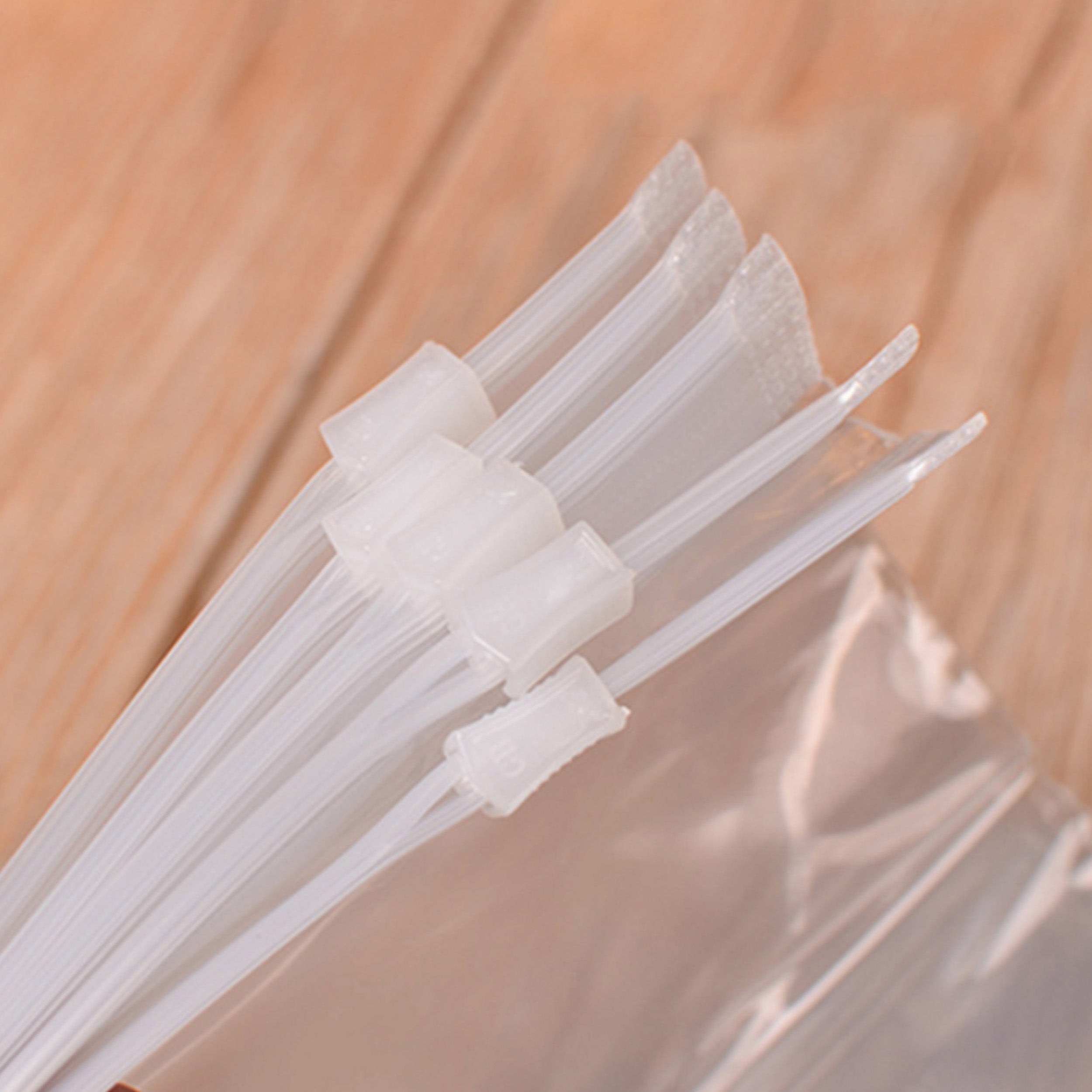 Opalite Clear Poly Plastic Slider Zip Organization Bags Opalite Clear Poly Plastic Slider Zip Organization Bags