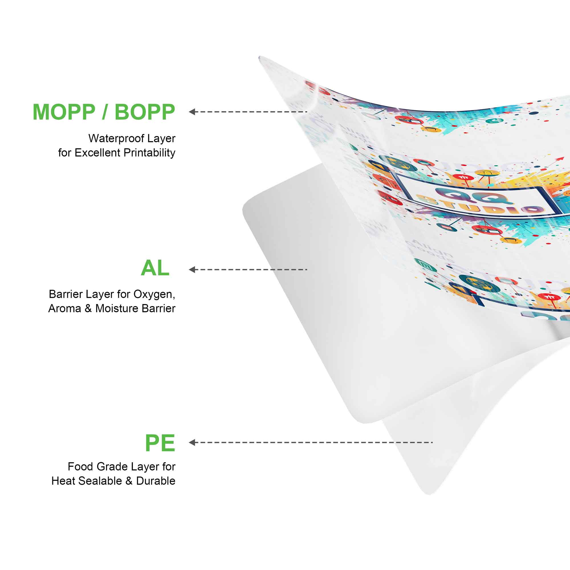 Open Top Bottle-Shaped Bag – Fully Customizable Packaging Open Top Bottle-Shaped Bag – Fully Customizable Packaging