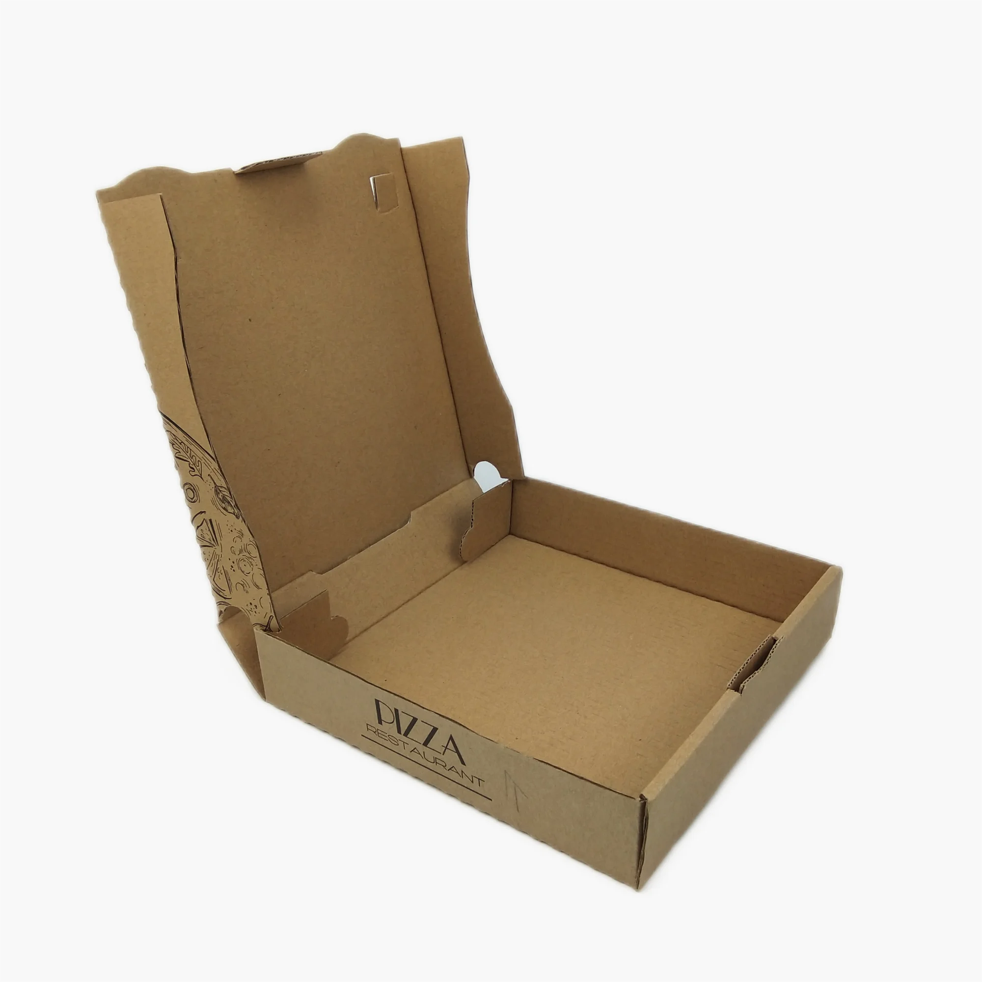 Portable Custom Printed Pizza Corrugated Paper Box with Portable Custom Printed Pizza Corrugated Paper Box with
