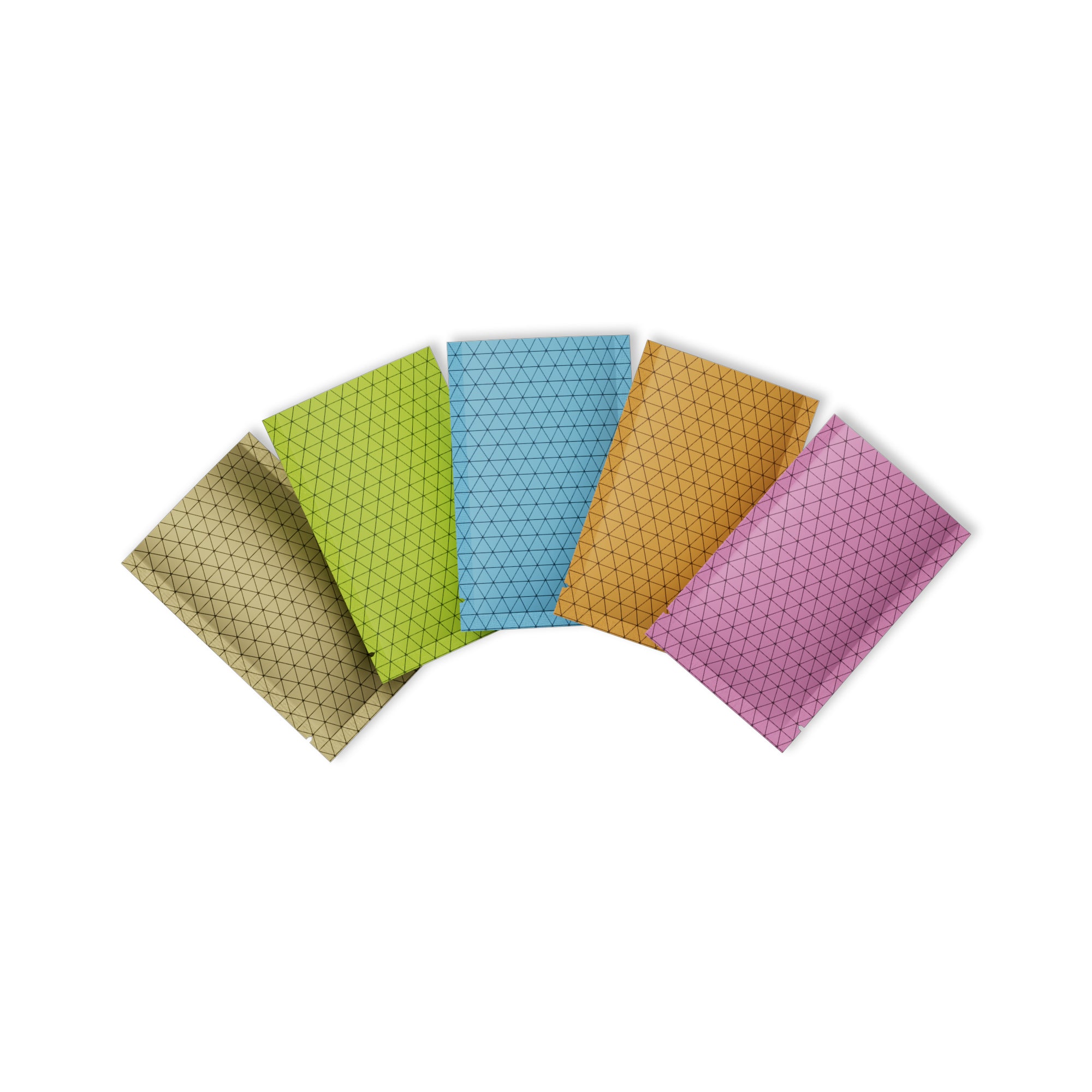 Aluminum Foil Open Top Bags with Colorful Prism Aluminum Foil Open Top Bags with Colorful Prism