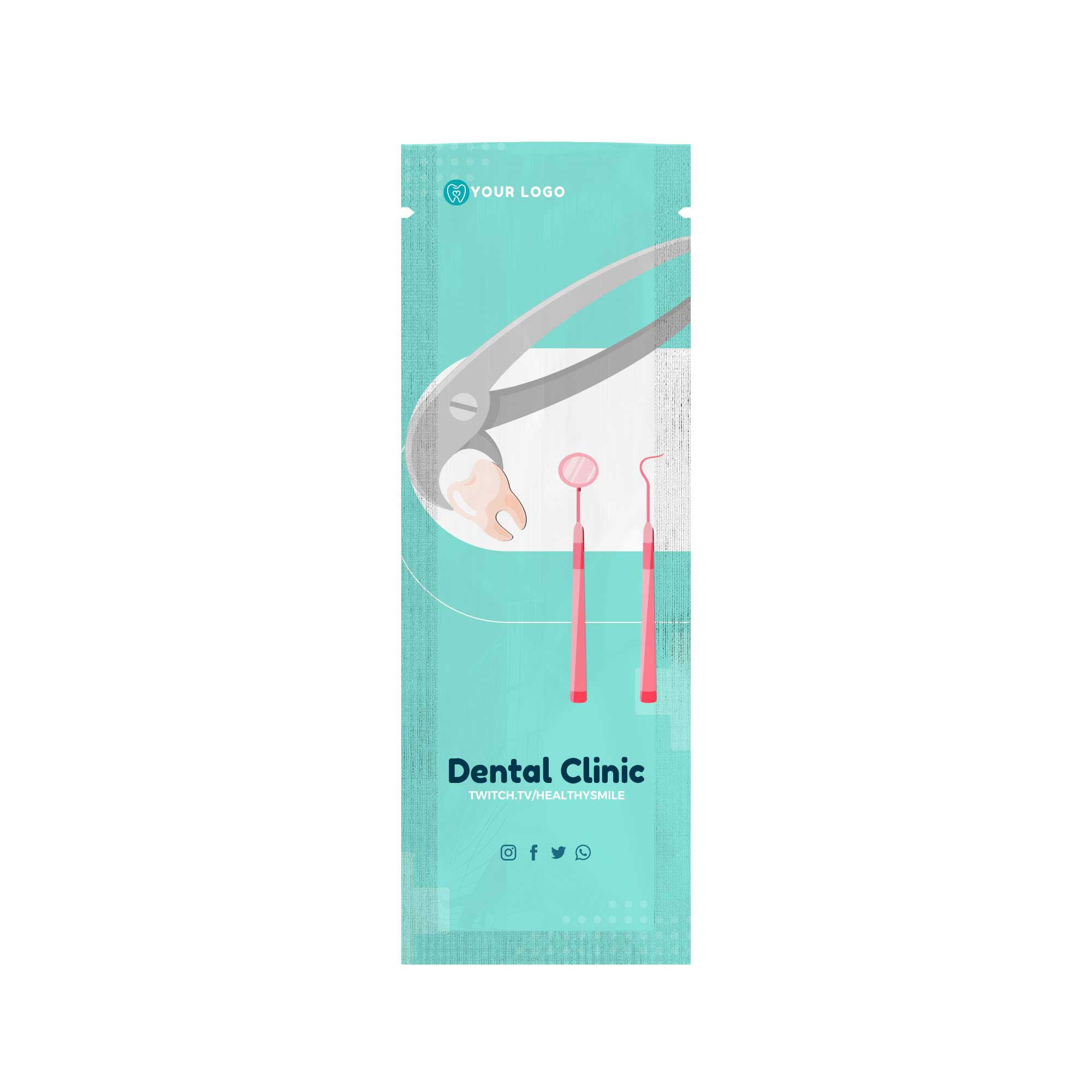 Rectangle Stick Pouch - Fully Customizable Packaging Bag for Rectangle Stick Pouch - Fully Customizable Packaging Bag for