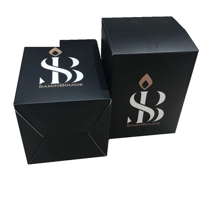 Recyclable Accept Custom Order Black Candle Glass Jars