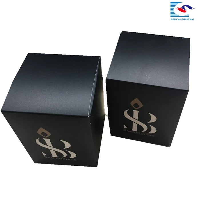 Recyclable Accept Custom Order Black Candle Glass Jars Recyclable Accept Custom Order Black Candle Glass Jars