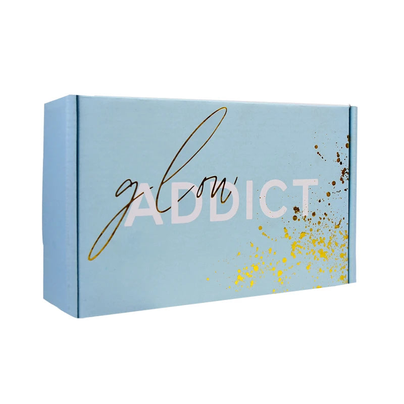 Recyclable Gold Foil Corrugated Shipping Paper Gift Clothes
