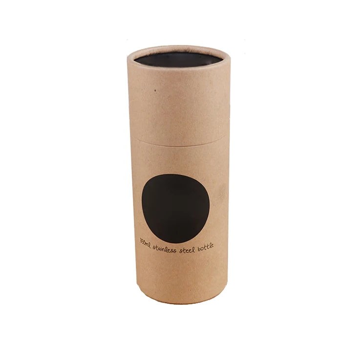 Recycled Custom Printed Tea Coffee Round Kraft Paper Box Recycled Custom Printed Tea Coffee Round Kraft Paper Box